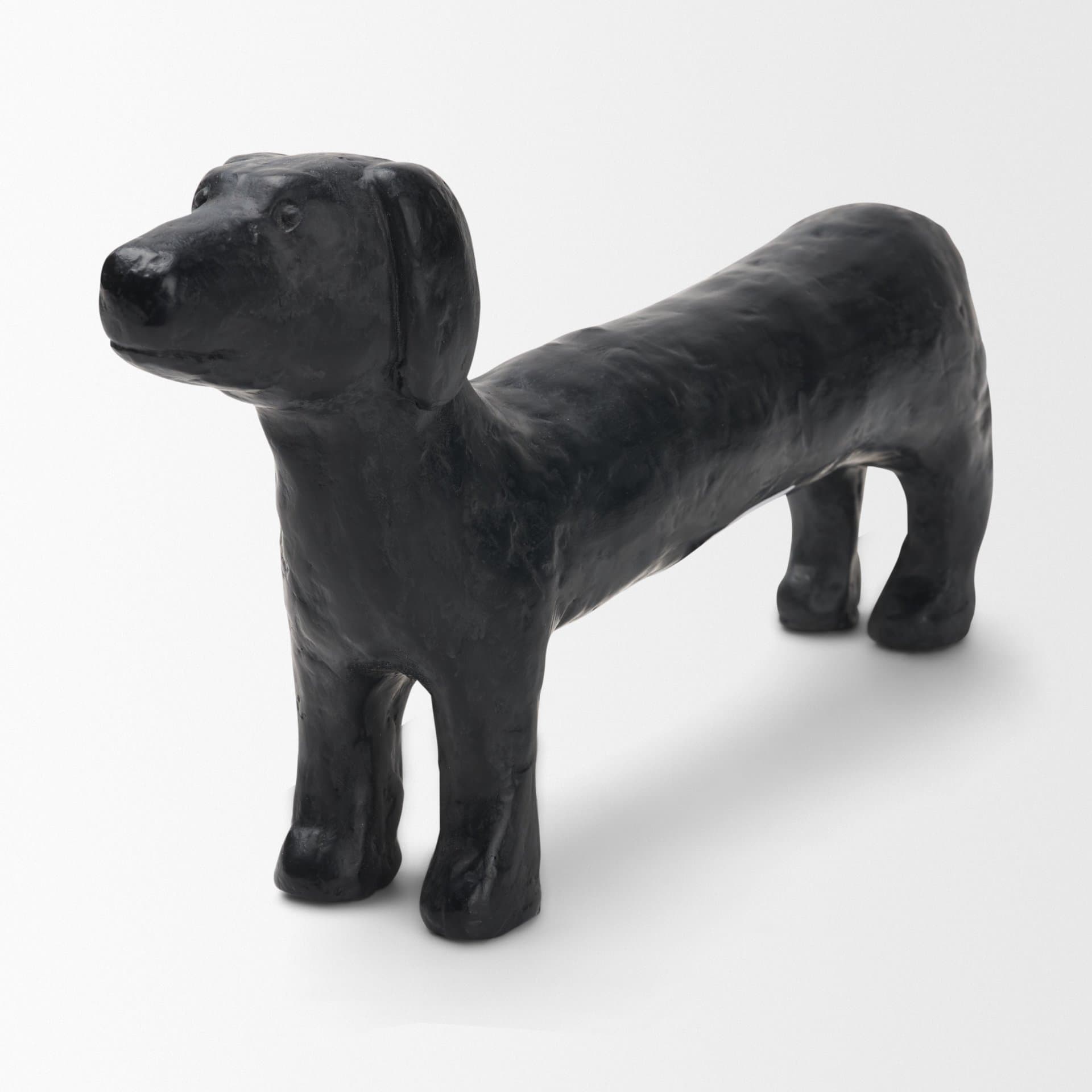 Dash Long Black Metal Dachshund Dog Object — product photograph