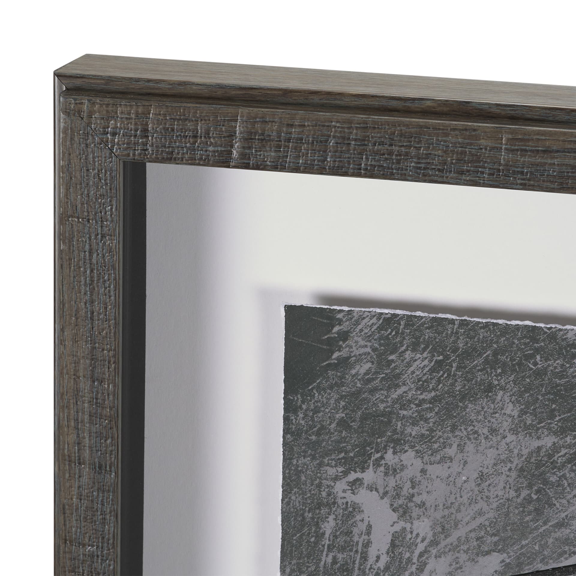 Community 2C by Mercana Studio Hand-Embellished Textured Framed Artwork Matted under Glass — product photograph