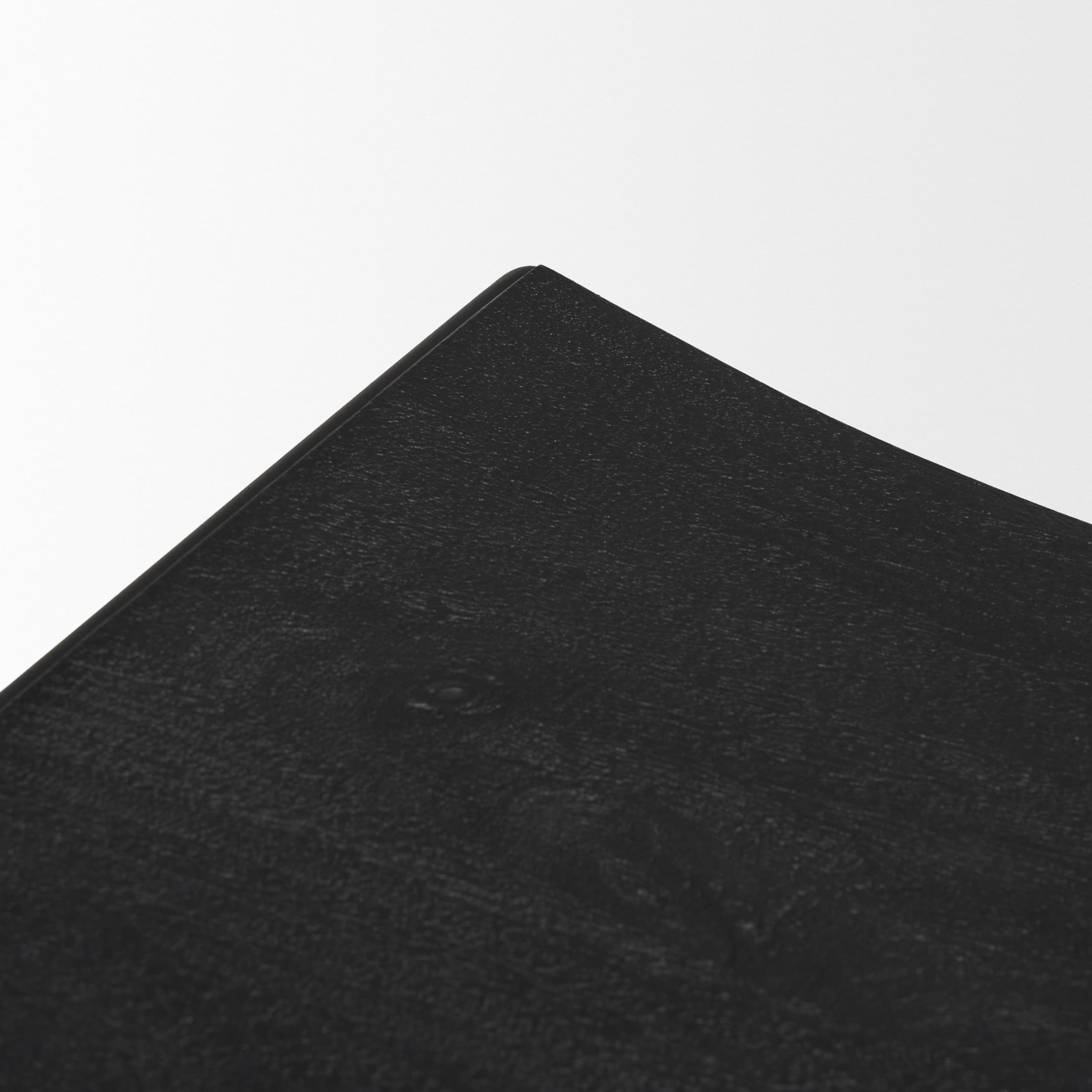 Taniel Backless 26in Seat Counter Stool | Black Wood w/ Black Metal — product photograph