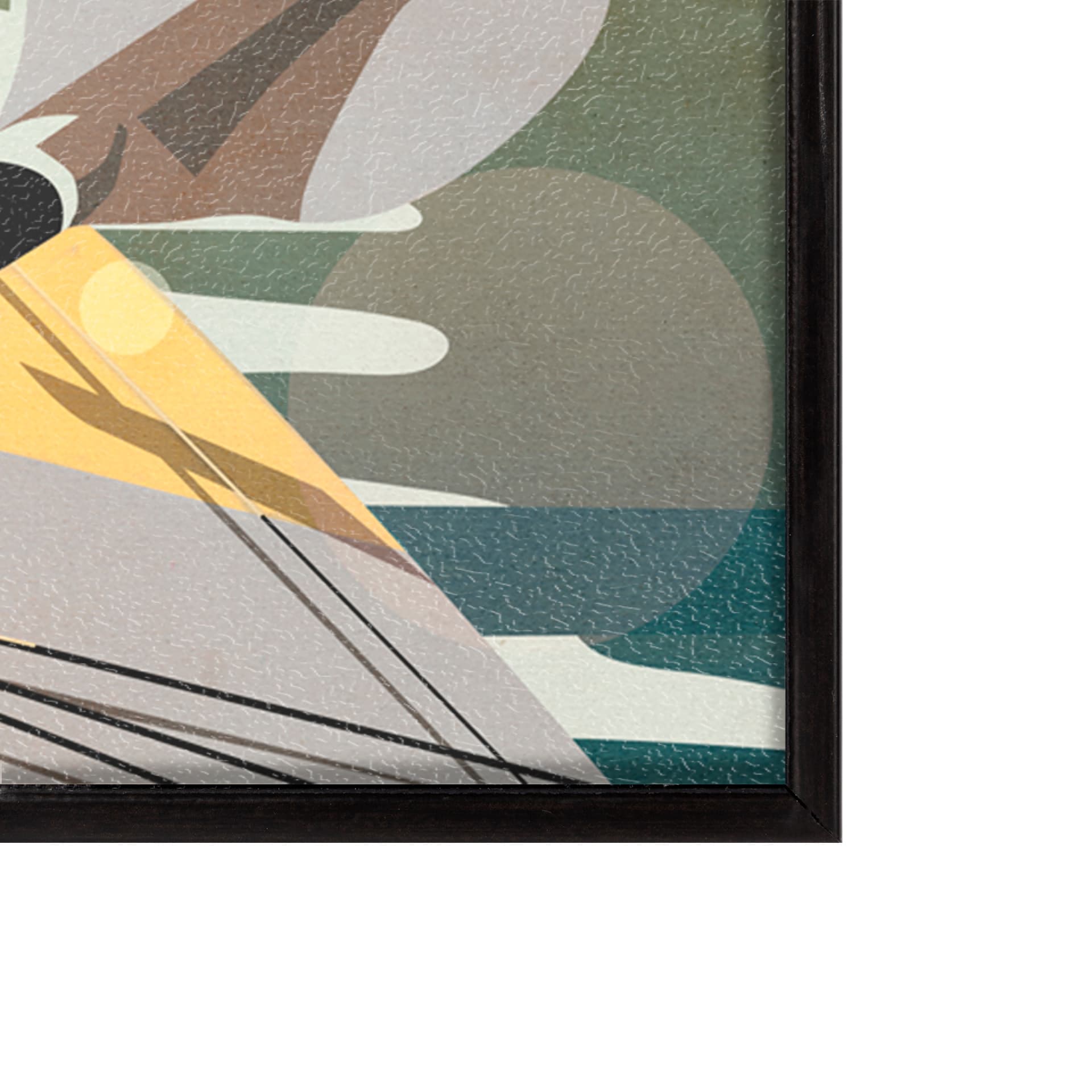 Muskoka Go Canada (SM) by Mercana Studio a Hand Embellished Decograph Framed Art Print — product photograph