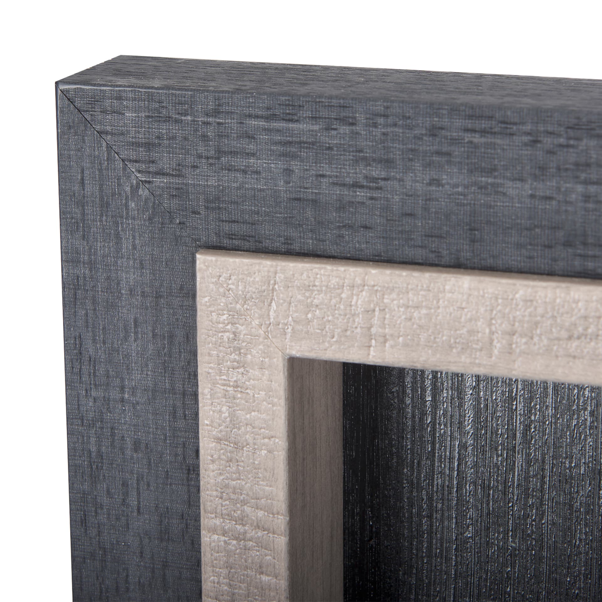 Blocks I by Mercana Studio a Hand Embellished Textured Framed Art Print — product photograph