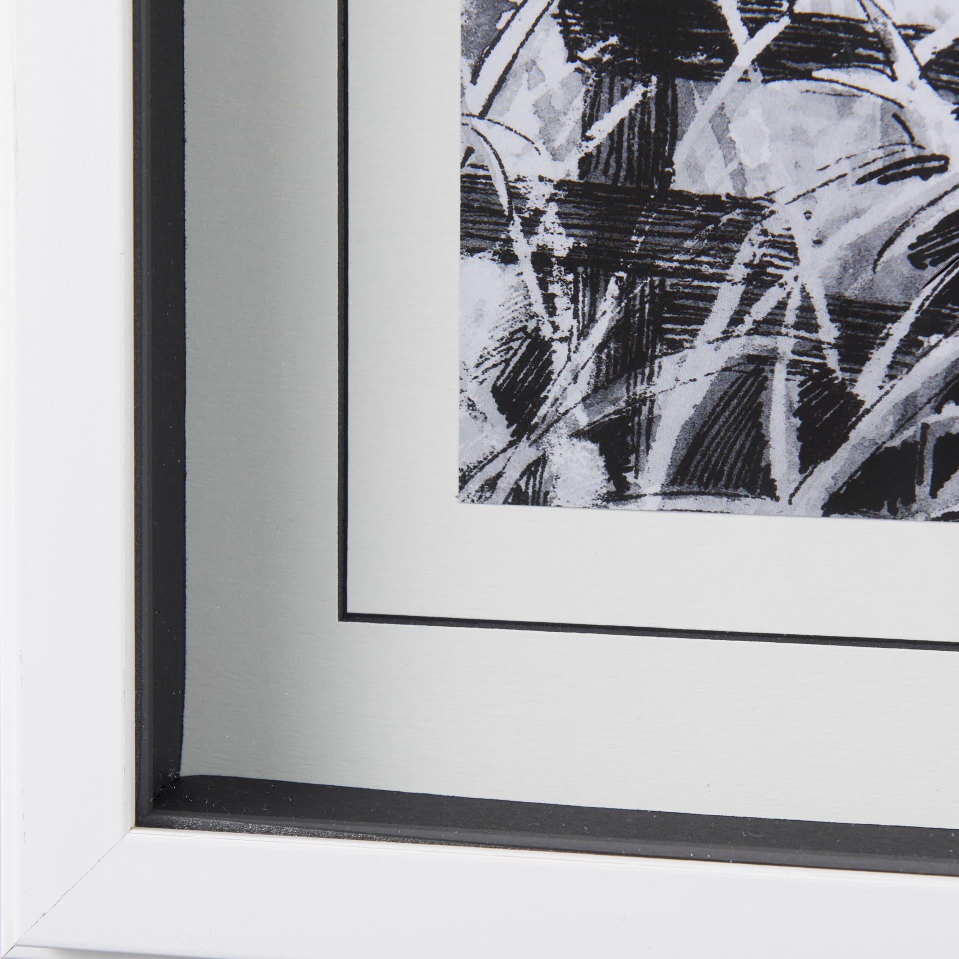 Farm View II by Mercana Studio a Hand Embellished Textured Framed Art Print Matted under Glass — product photograph