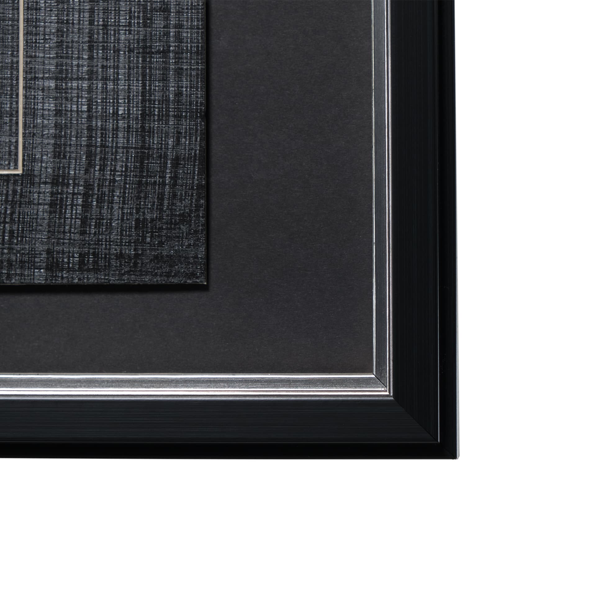 Ringo by Mercana Studio a Hand Embellished Textured Framed Art Print Matted under Glass — product photograph