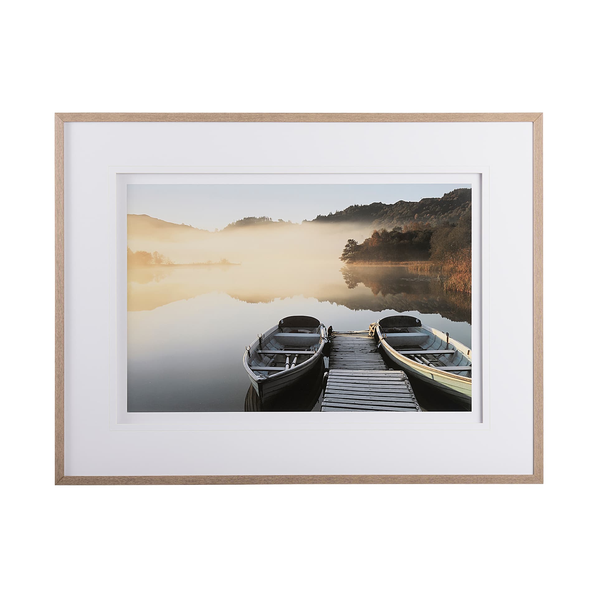 Tranquil Haze - Framed Art Photograph Matted under Glass — product photograph