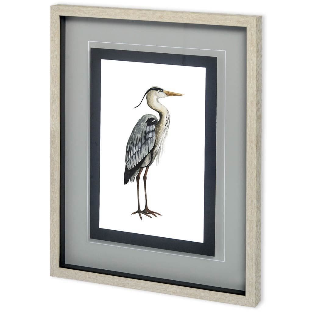 Custom Sea Bird V by Grace Popp a Framed Art Print Matted under Glass — product photograph