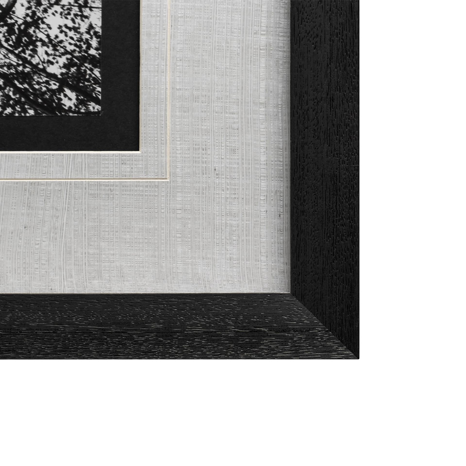 Looking Up I BW by Mercana Studio a Hand Embellished Textured Framed Photo Art Print Matted under Gl — product photograph