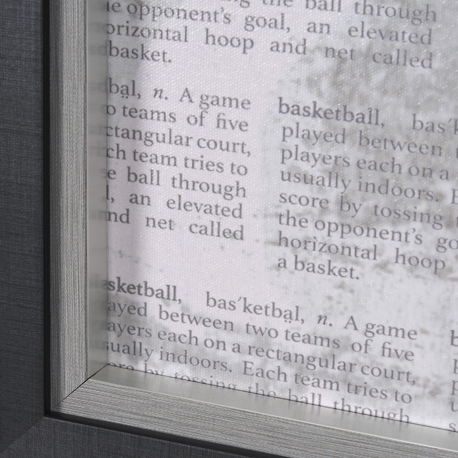 Definition of Sport IV by Mercana Studio a Hand Embellished Textured Framed Art Print — product photograph