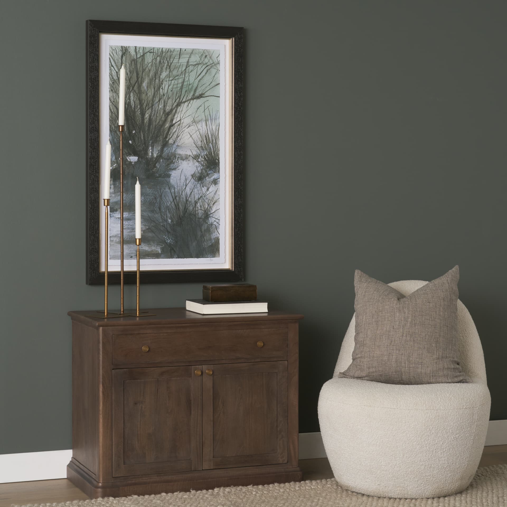 Porter Iron Candle Holder Medium — product photograph