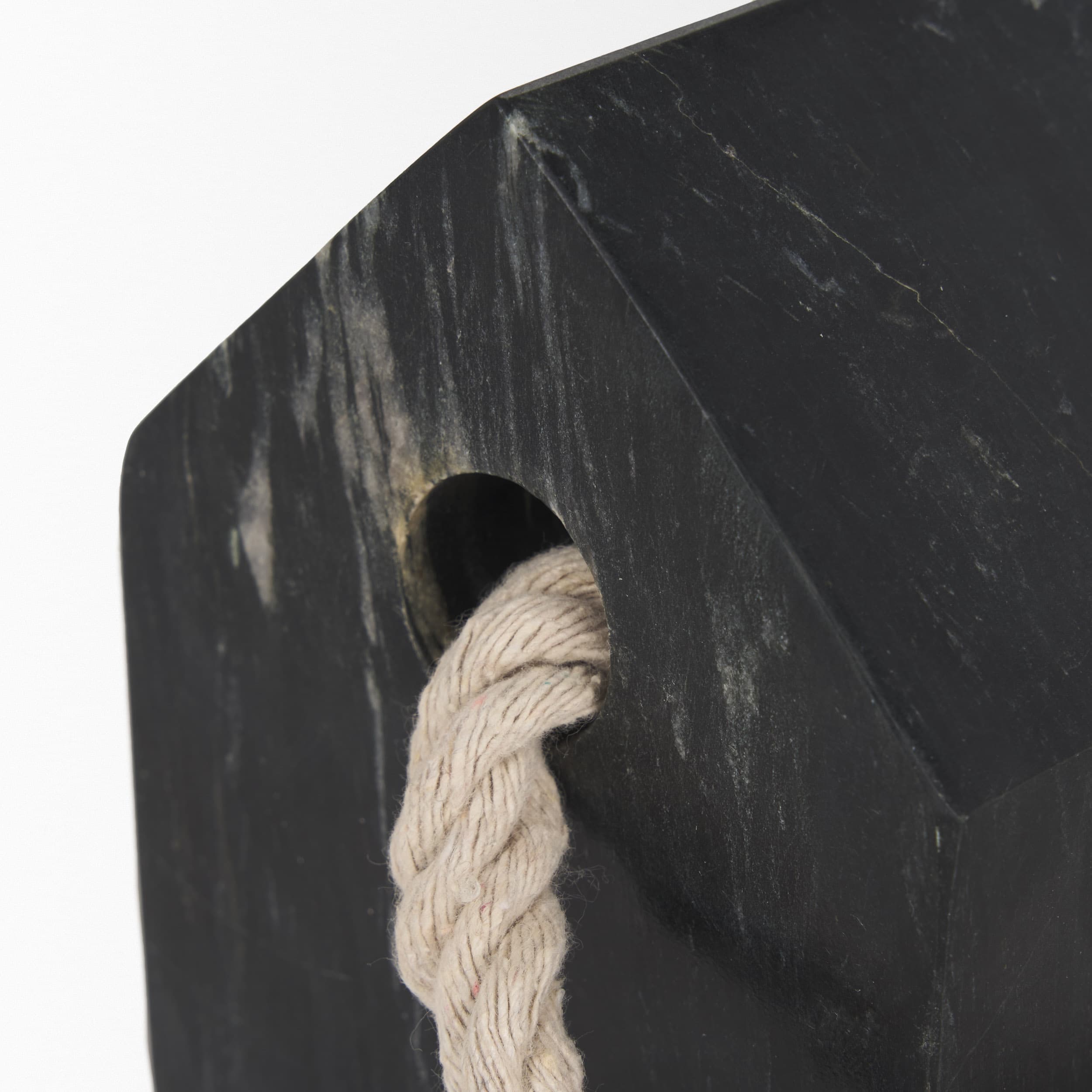 Raena Black Marble House Door Stopper — product photograph