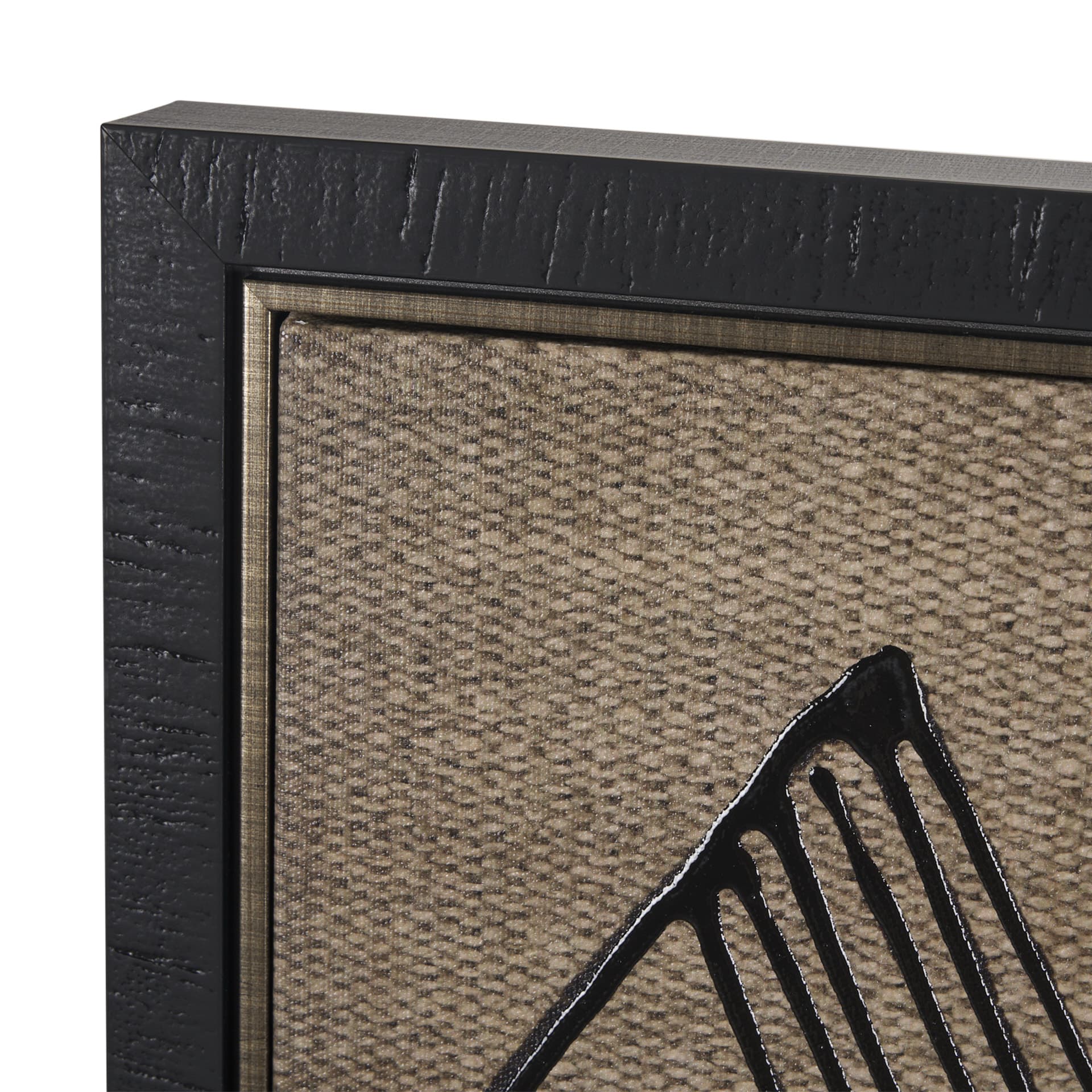 Guitar Music by Mercana Studio a Hand Embellished Textured Canvas — product photograph