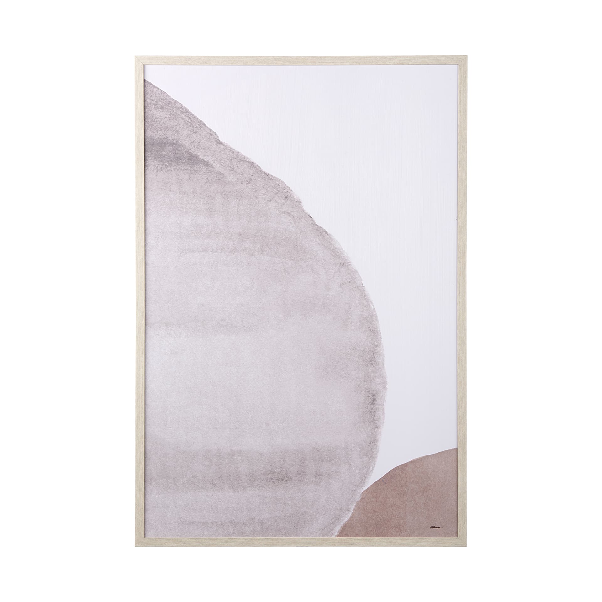 Moons I by Mercana Studio a Hand Embellished Textured Framed Art Print — product photograph