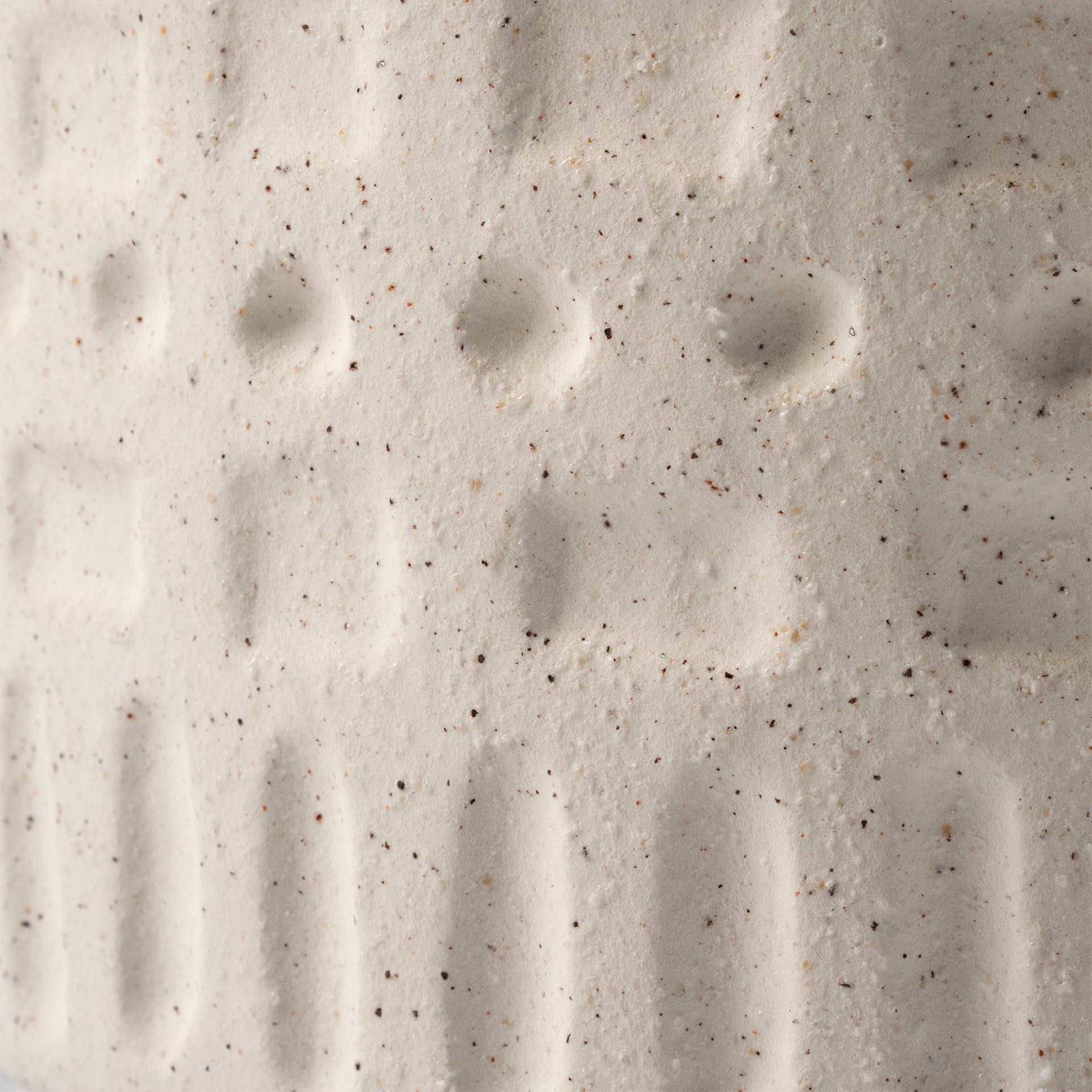 Jacob II Tall White Ceramic Smiling Face Vase — product photograph
