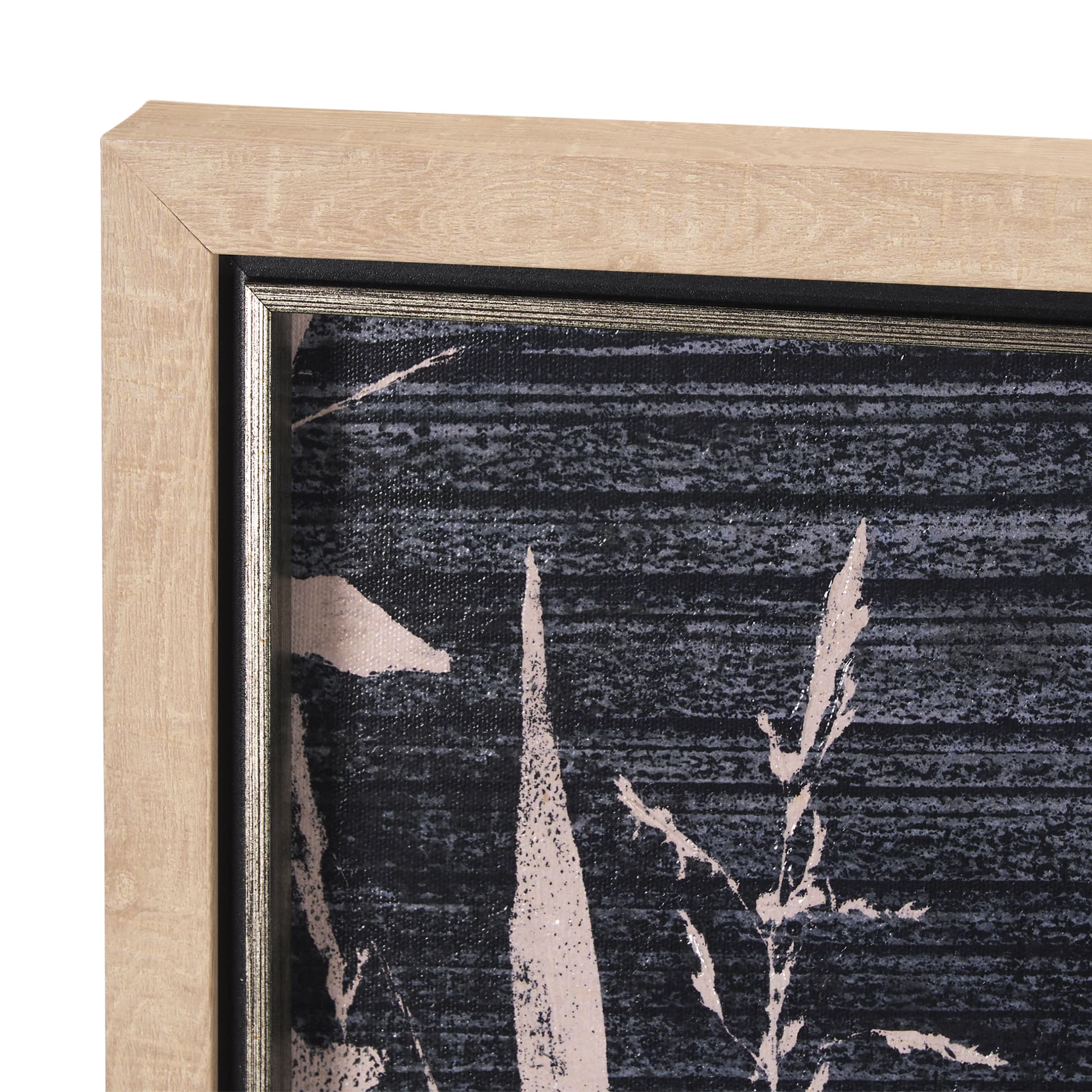 Meadow Herbes by Mercana Studio a Hand Embellished Textured Framed Art Print — product photograph