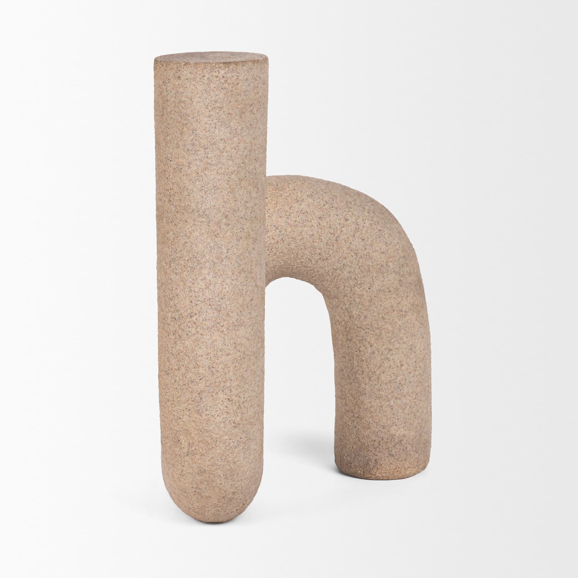 Kailyn Resin Textured Concrete Gray Decorative Object — product photograph