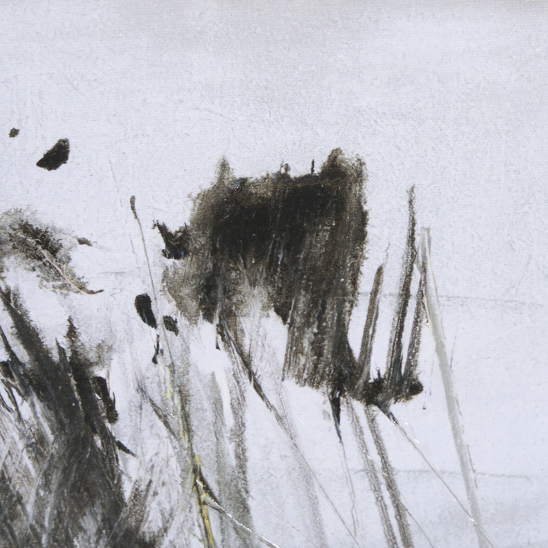 Winter Day II by Mercana Studio a Hand Embellished Textured Framed Art Print — product photograph