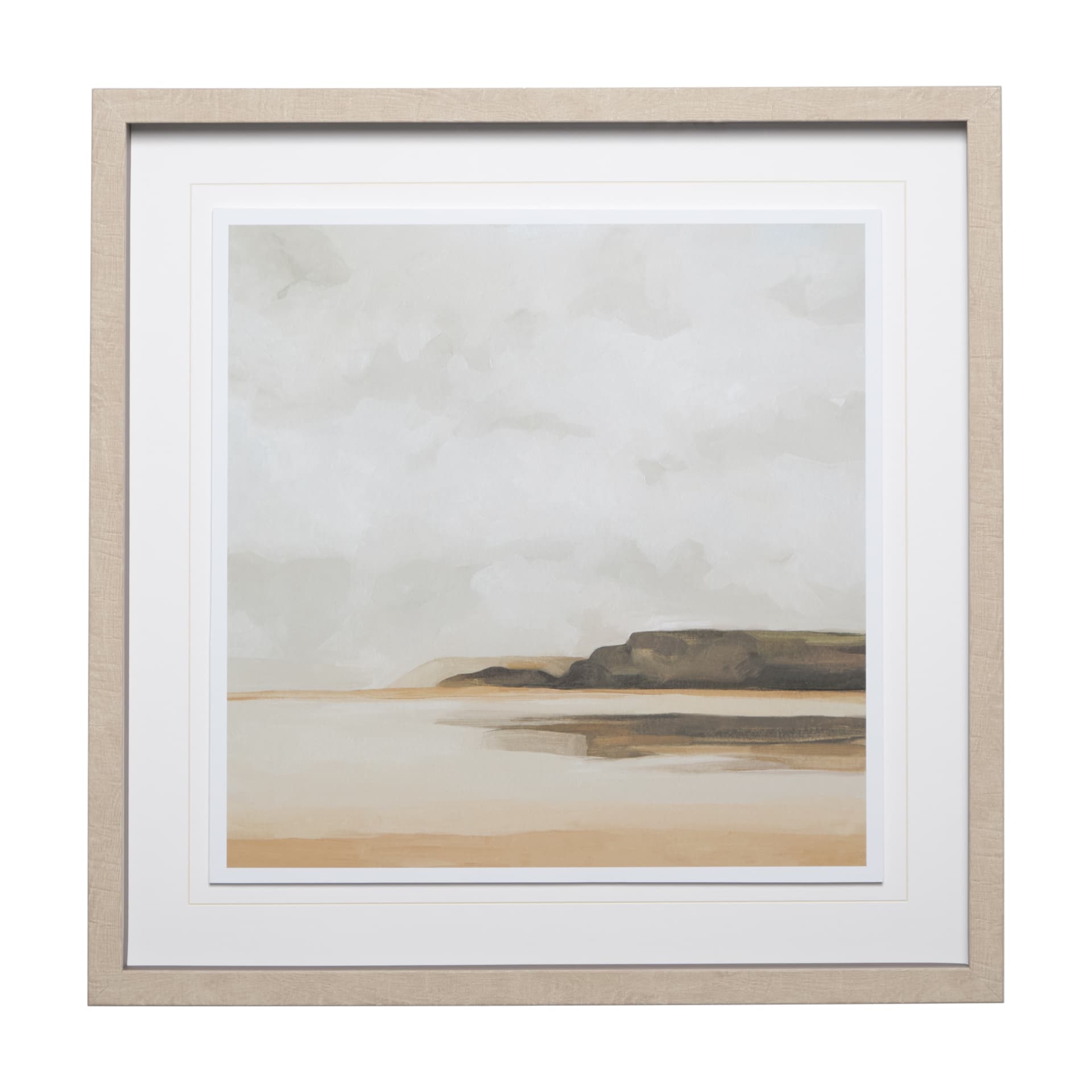 Wattwanderung I by Emma Scarvey a Framed Art Print Matted under Glass — product photograph