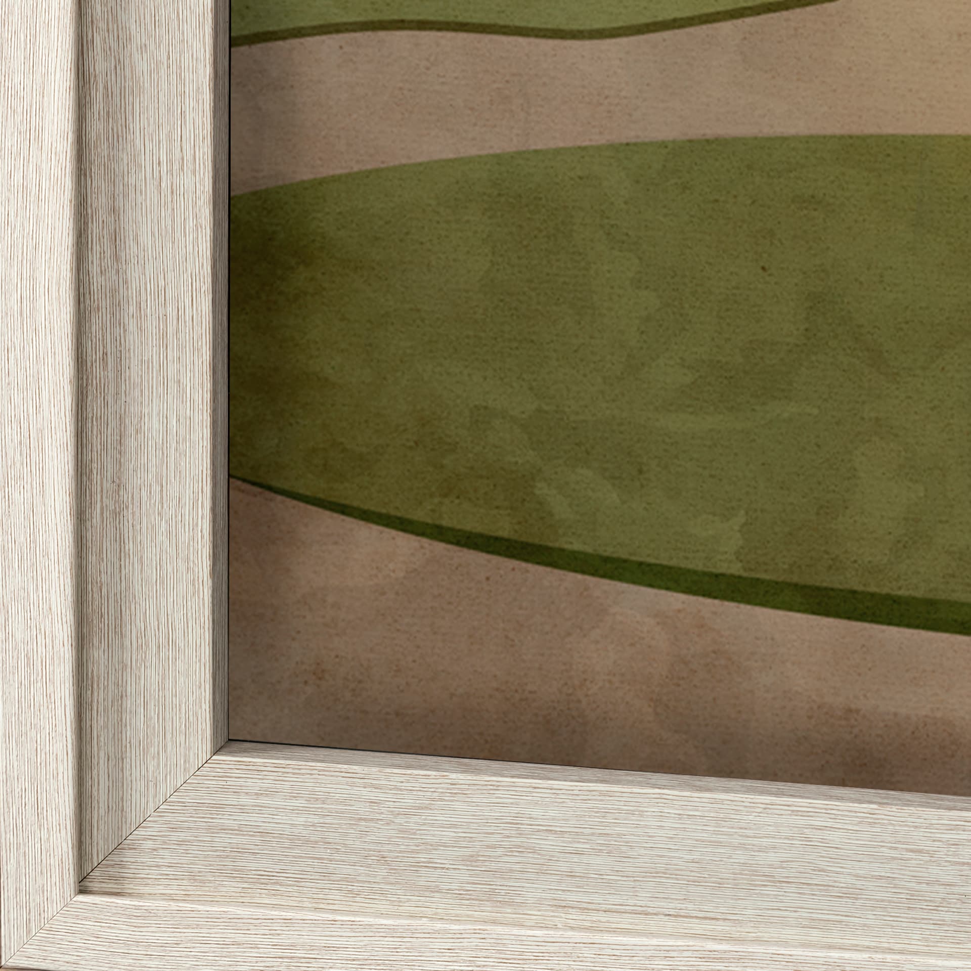Virginia Go USA (XL) by Mercana Studio a Hand Embellished Decograph Framed Art Print under Glass — product photograph