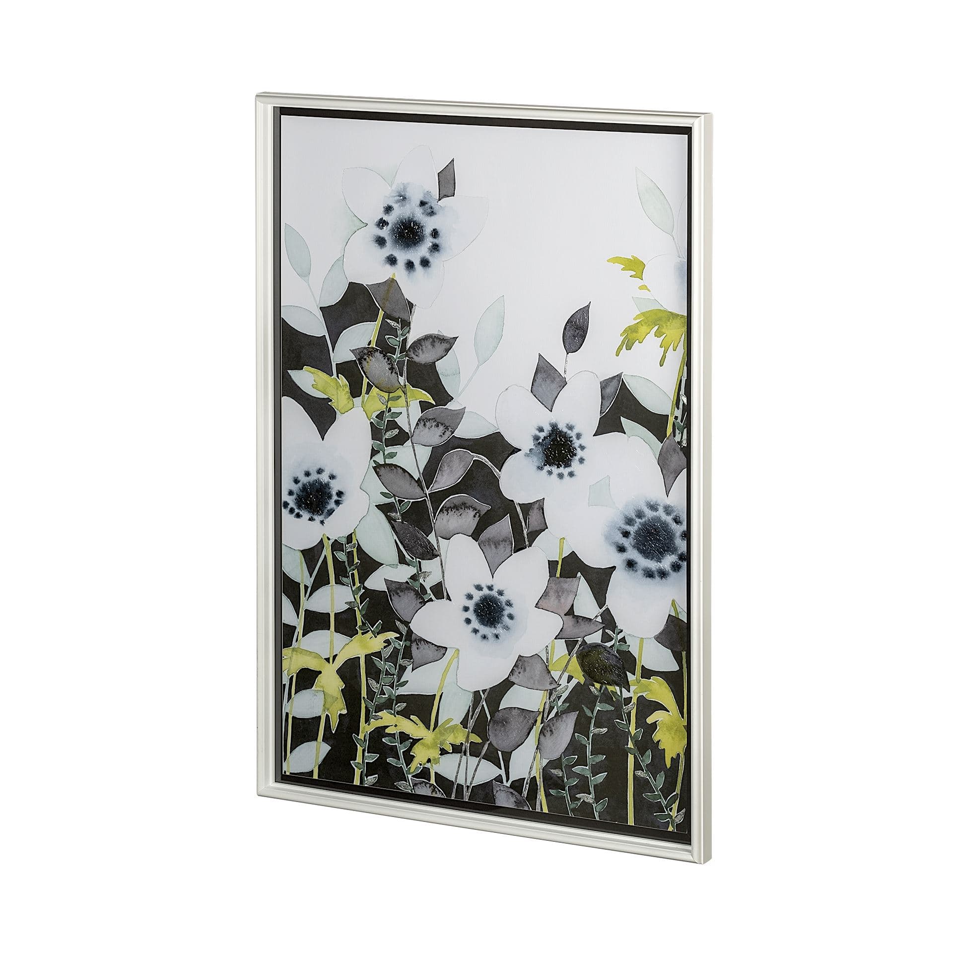 Night Foliage I by Grace Popp a Hand Embellished Textured Framed Art Print Matted under Glass — product photograph