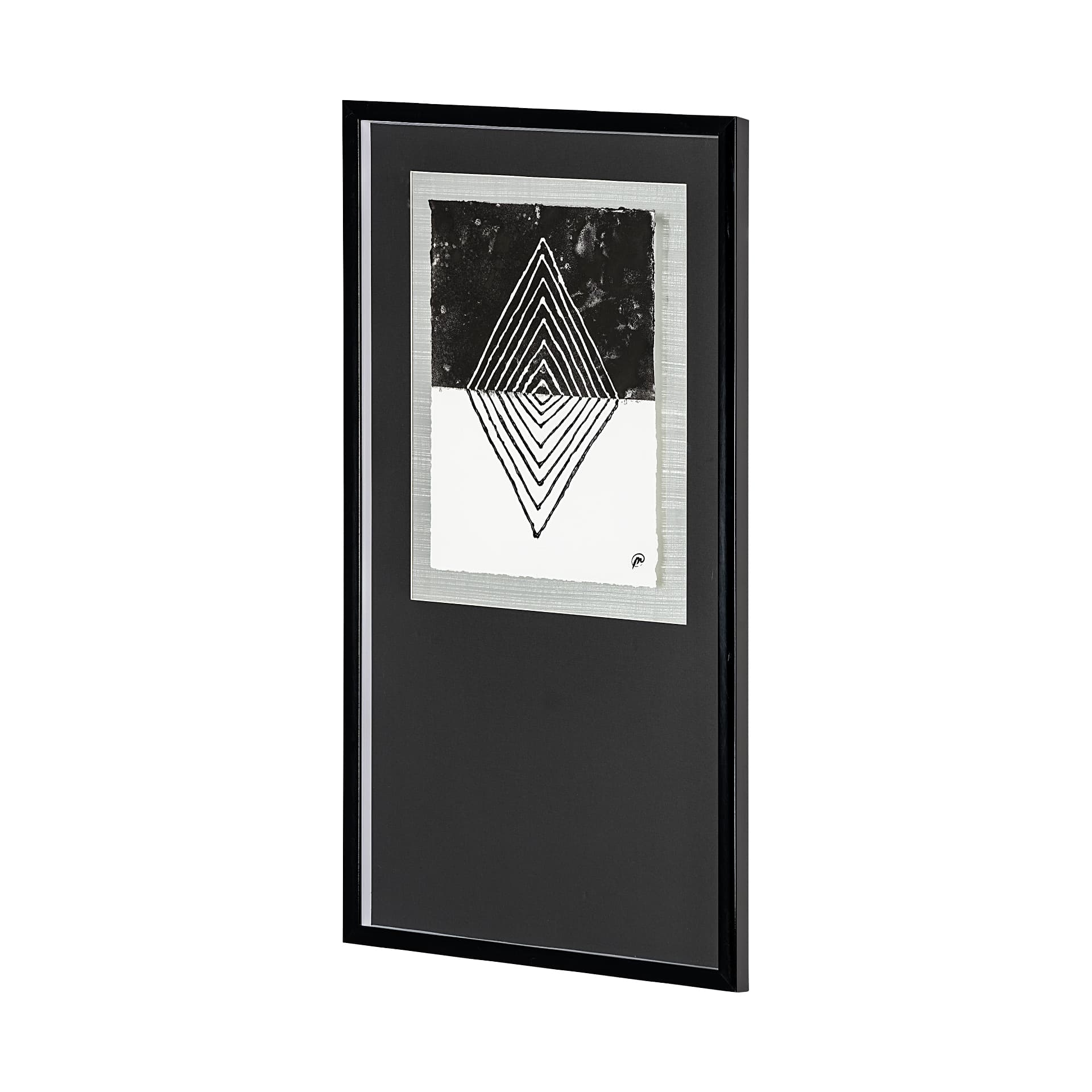 Diamond by Studio M a handmade Original Framed Artwork under Glass — product photograph