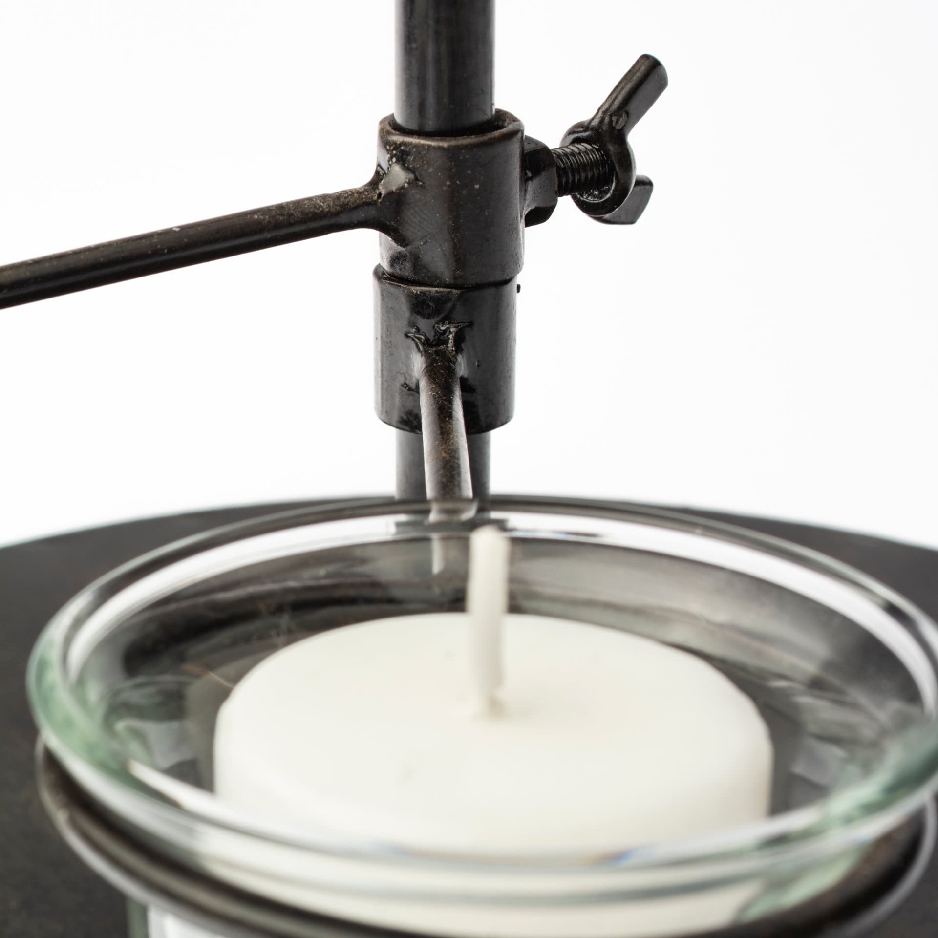 Jaran Black Metal Five Armed Tealight Table Candle Holder — product photograph