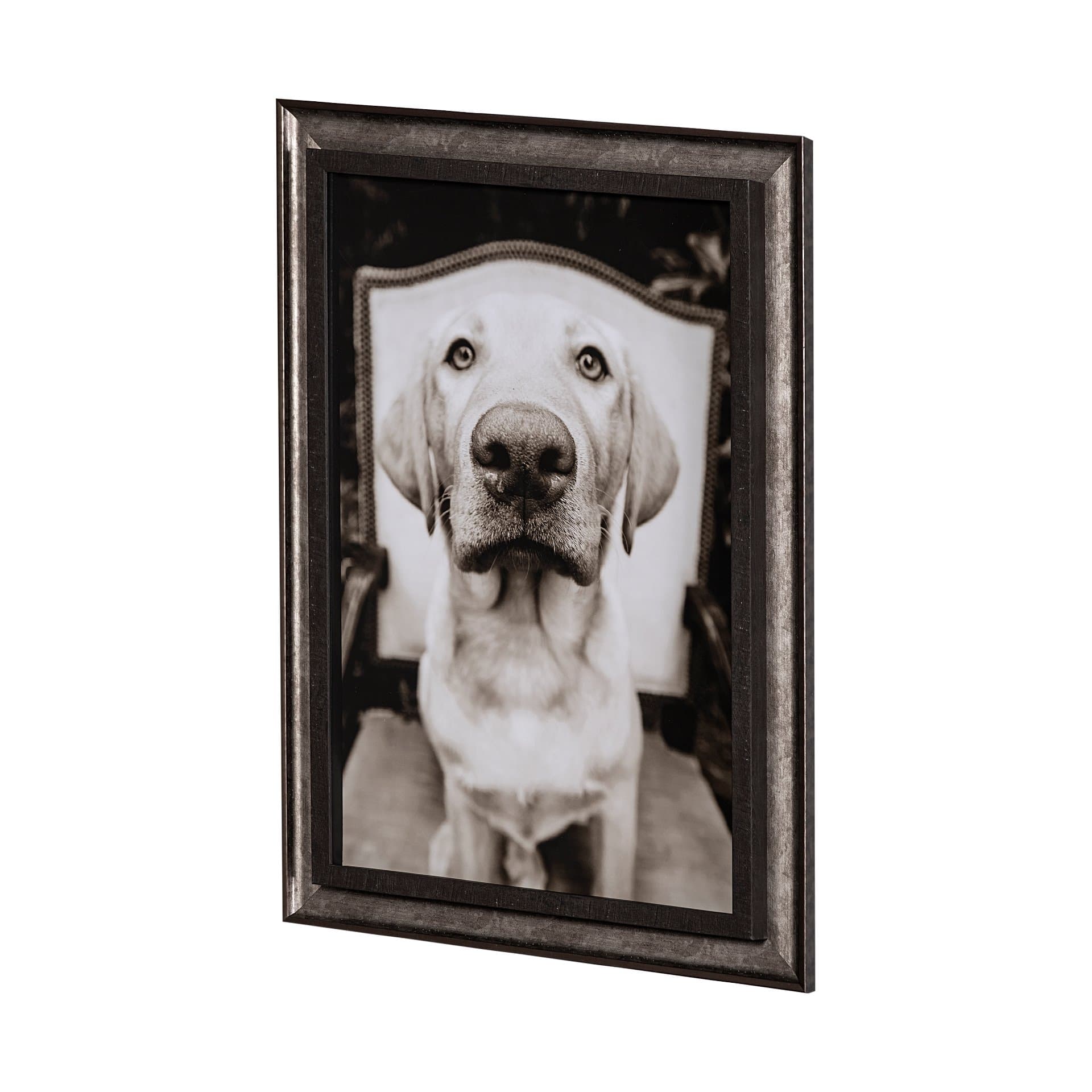 Sitting by Jim Drafield a Hand Embellished Textured Framed Photo Art Print — product photograph