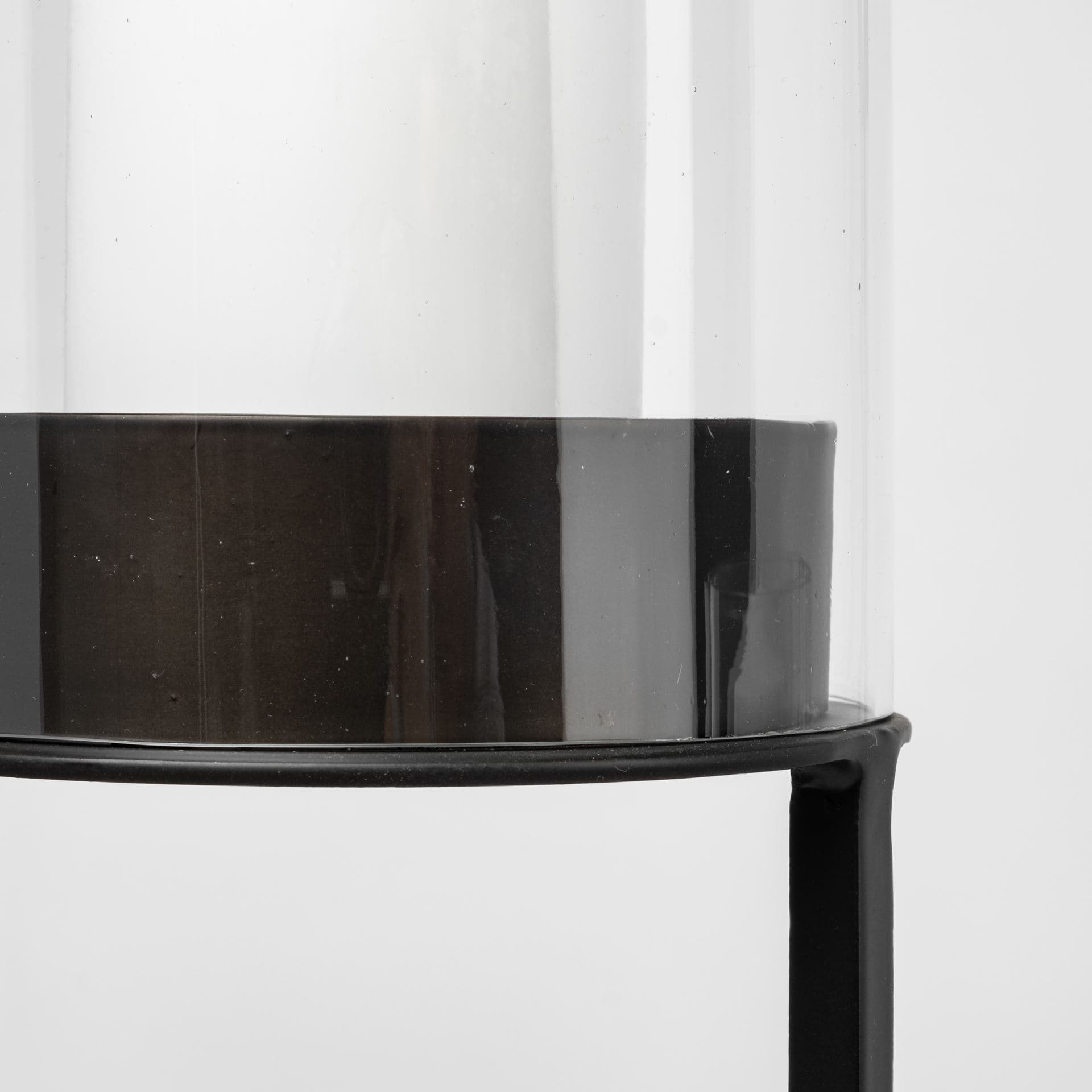 Salah I Small Black Iron Table Candle Holder — product photograph