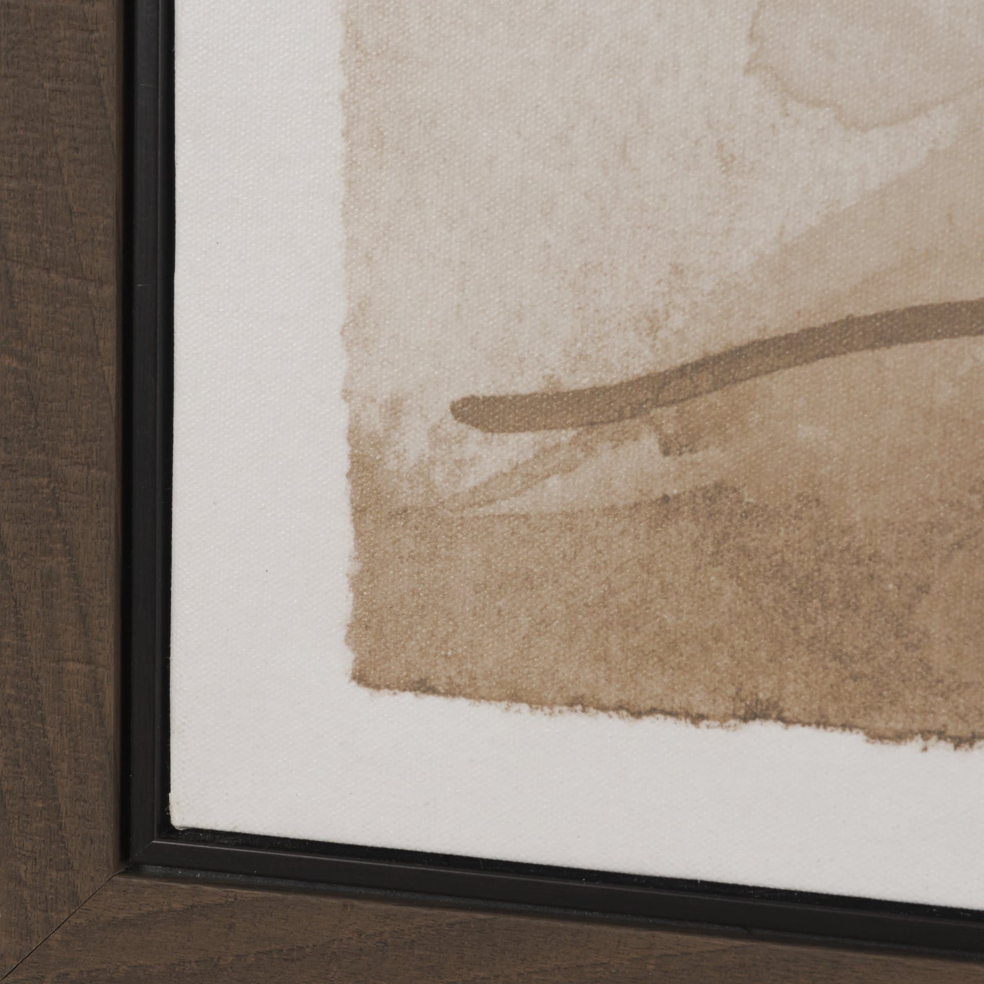Repose by Mercana Studio Hand-Embellished Textured Framed Canvas Artwork — product photograph