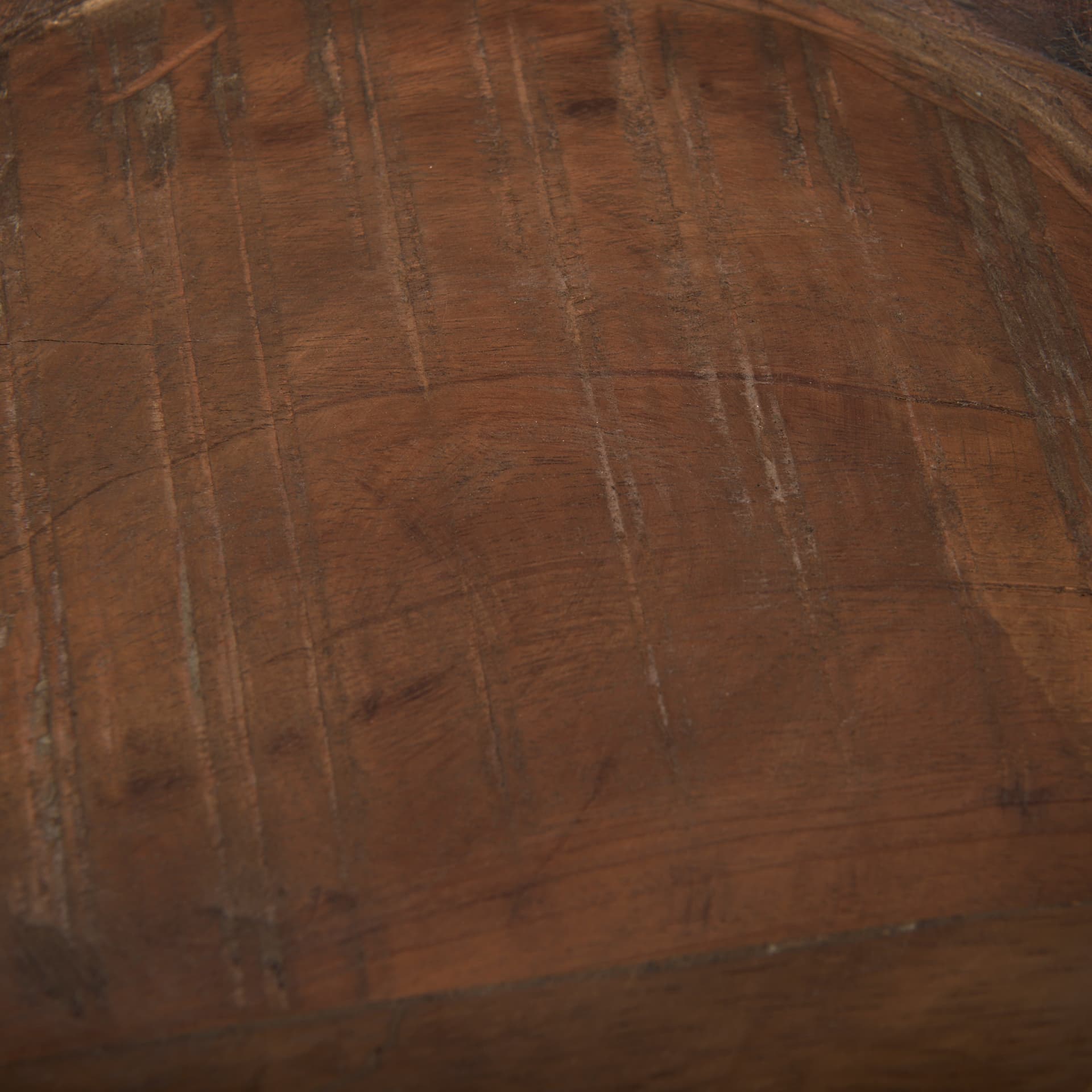 Nikita Set of 2 Large Medium Brown Reclaimed Wood Bowls — product photograph