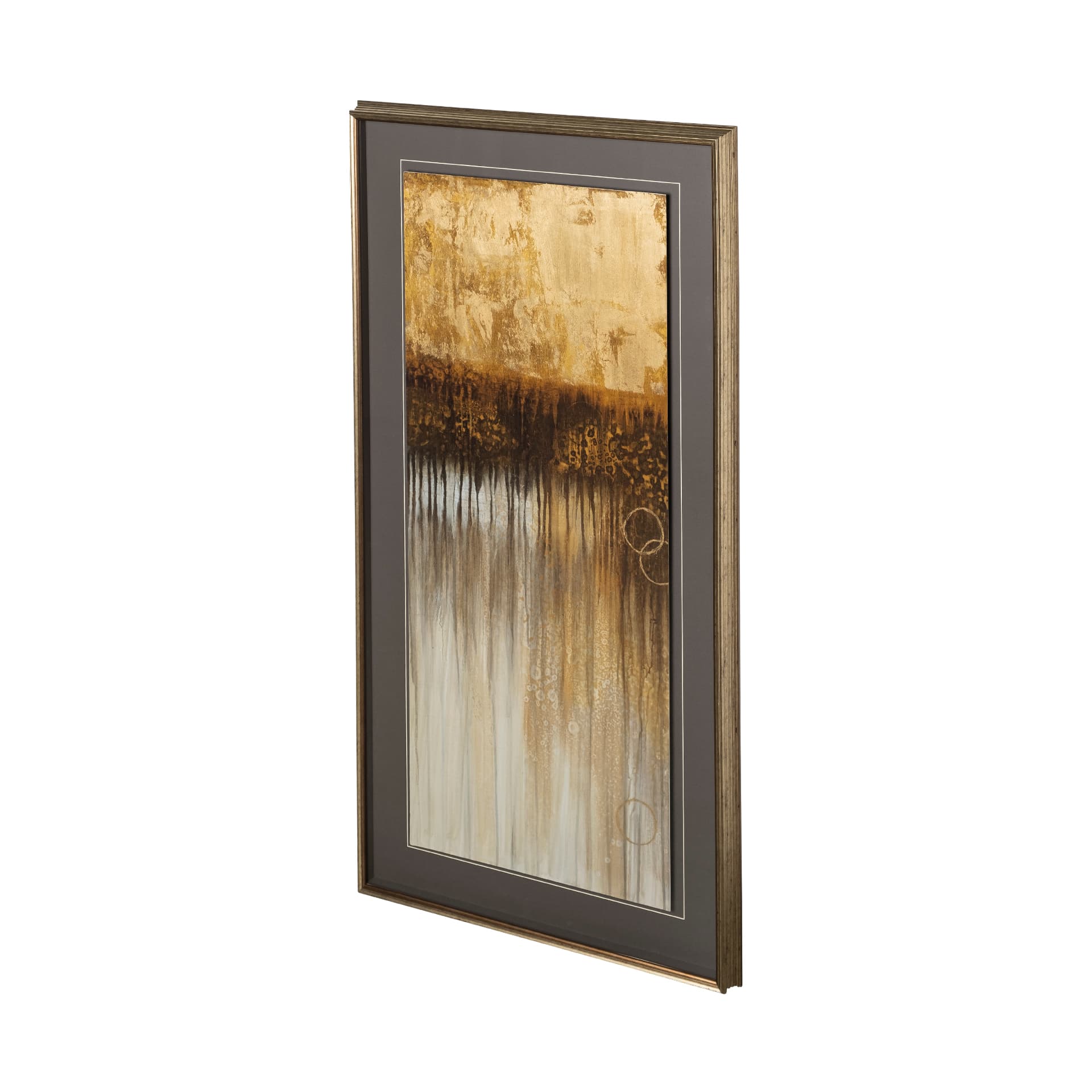 Classic cool 1 by Liz Jardine a Hand Embellished Textured Framed Art Print Matted under Glass — product photograph
