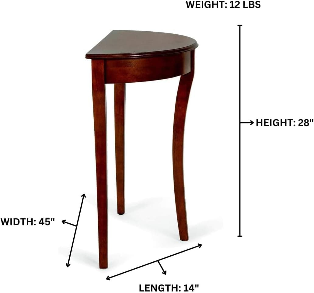 Flower Display Table HR01 Cherry Finish — product photograph