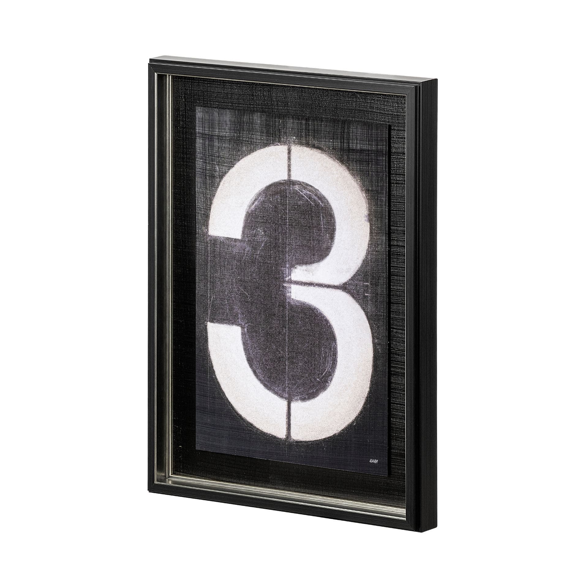 Value Collector 3 by Mercana Studio a Hand Embellished Textured Framed Art Print — product photograph