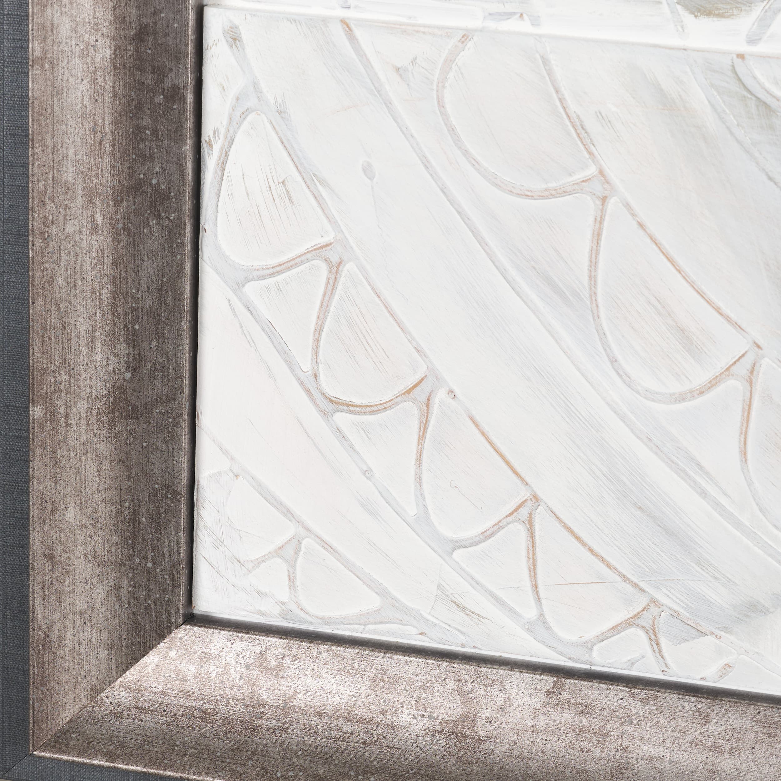 Layered Alloy II by Studio M a handmade Original 3D Textured Framed Artwork — product photograph