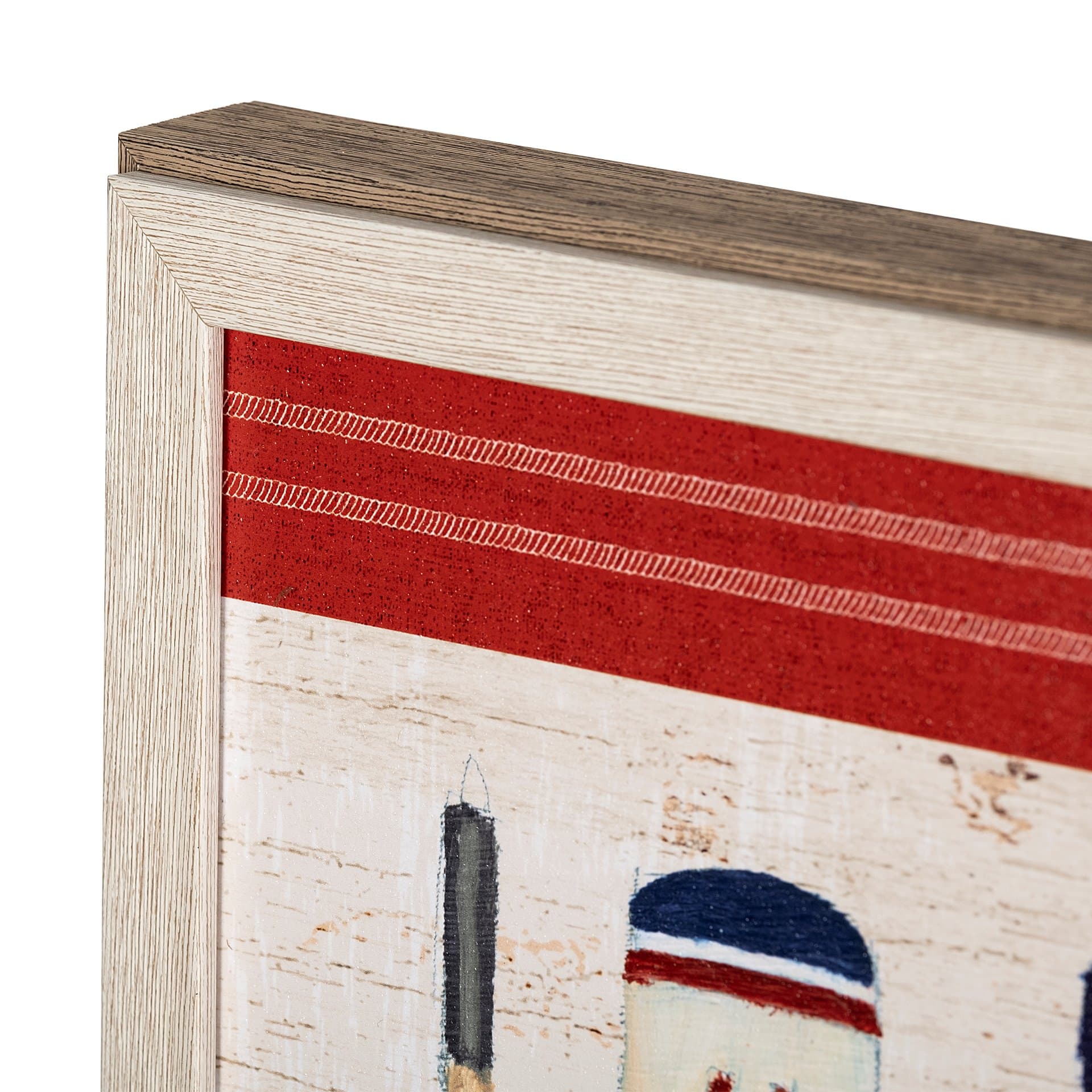 Nautique X by James Wiens a Hand Embellished Textured Framed Art Print — product photograph