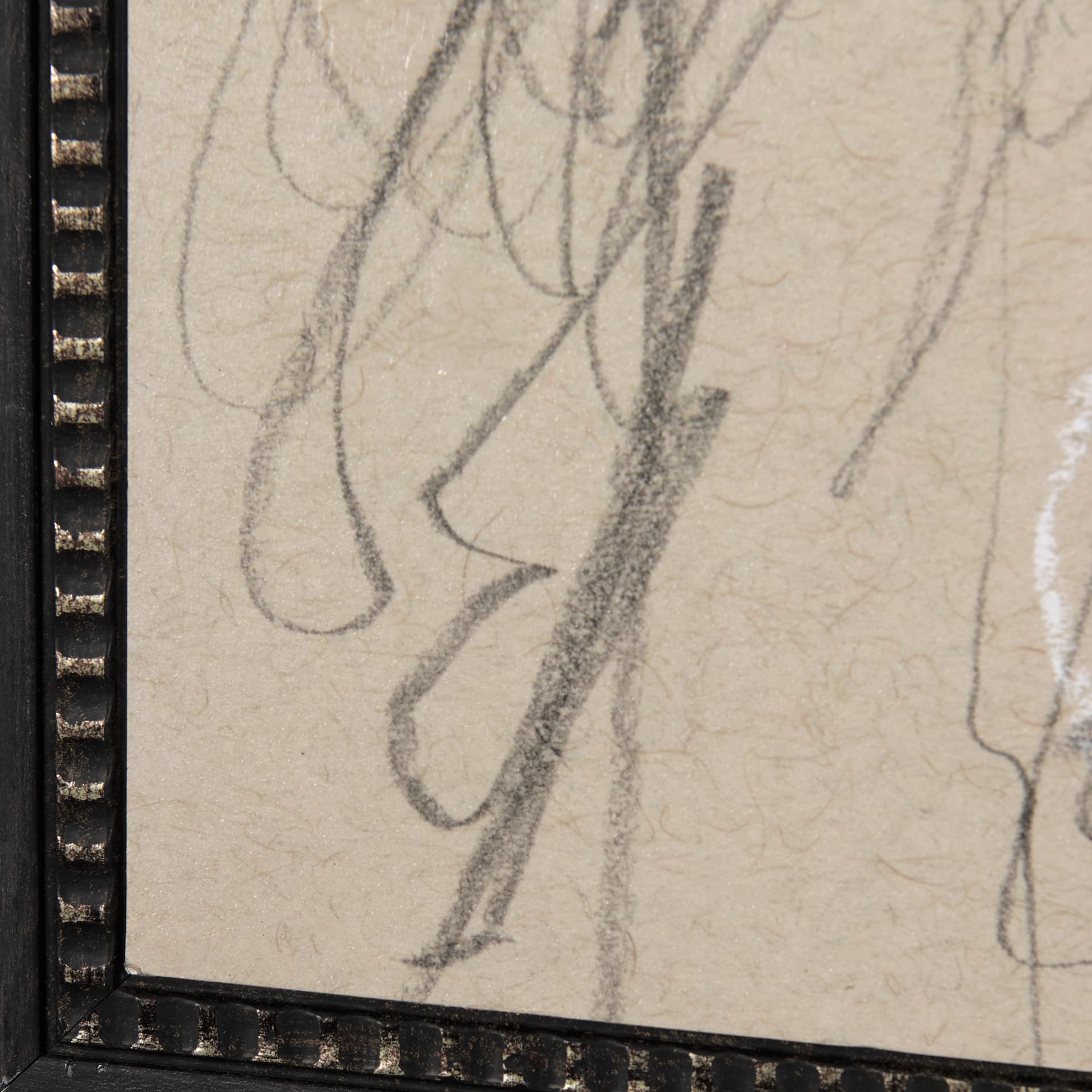Sketch of Animal VII (Horse) by Mercana Studio a Hand Embellished Textured Framed Art Print — product photograph