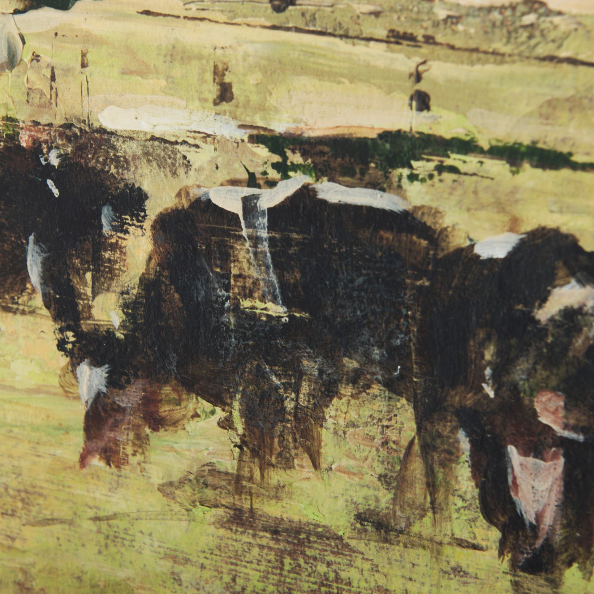 Out to Pasture II by Ethan Harper a Framed Art Print Matted under Glass — product photograph