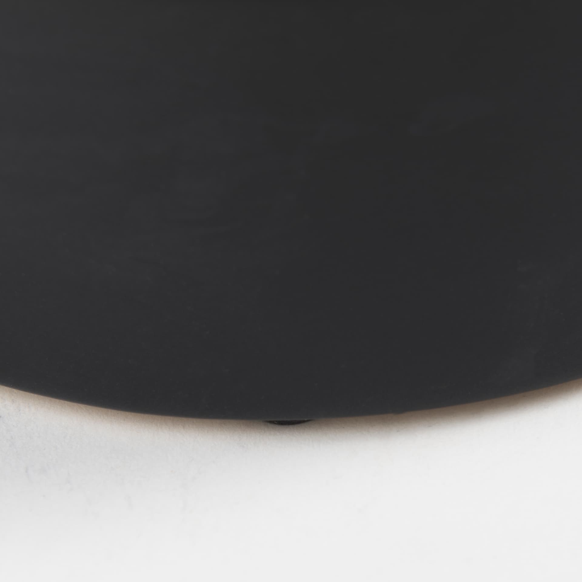 Burton 8.3H Small White and Black Ceramic Jug Vase — product photograph