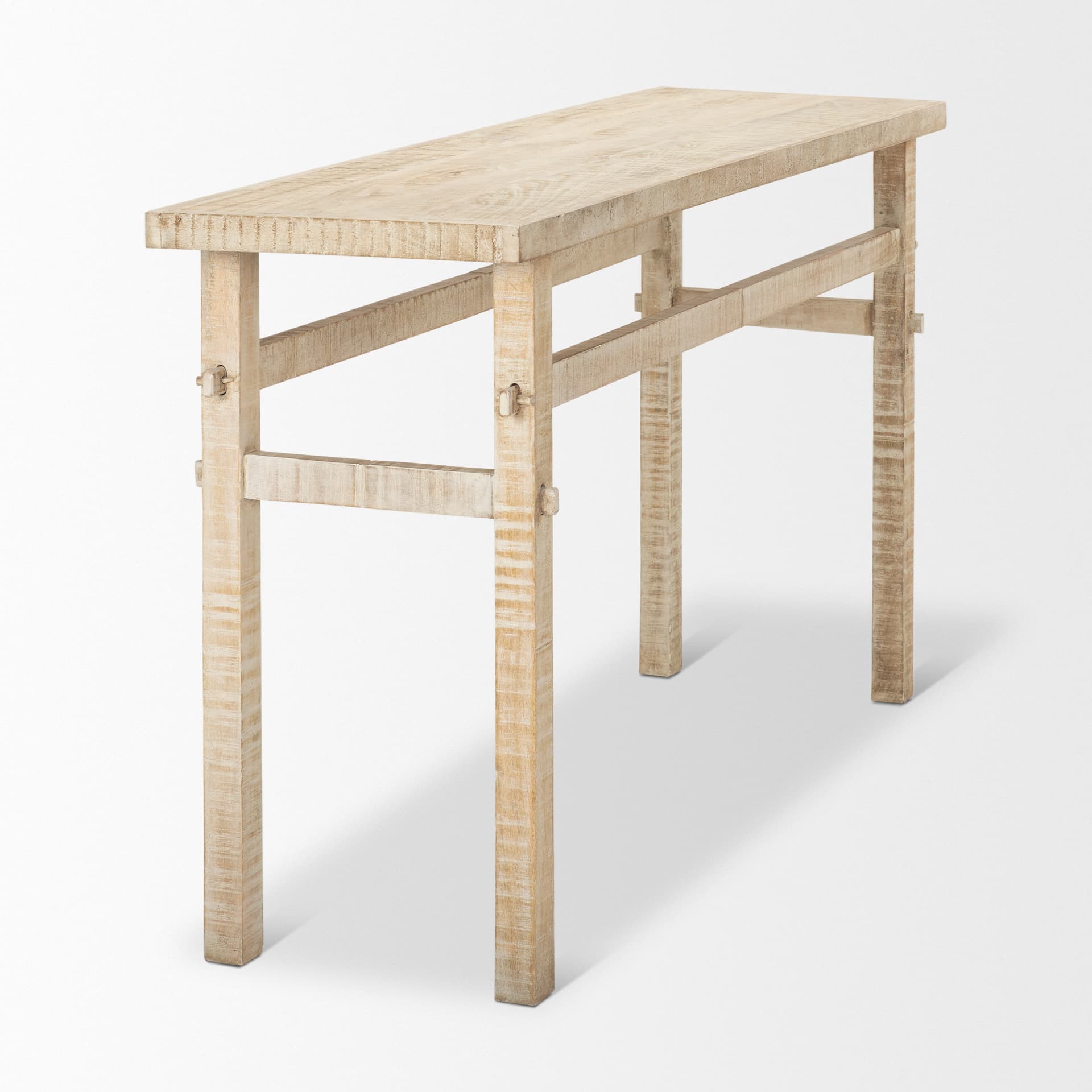 Rosie 54" Blonde Wood Console Table — product photograph