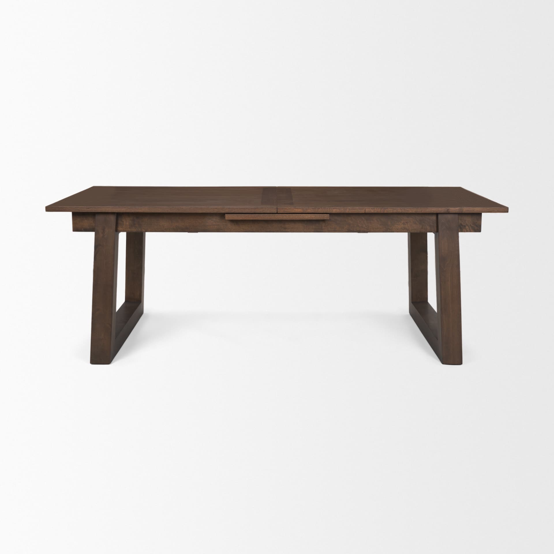 Takota 106.3"L x 39.3"W Rectangular Extendable Dining Table | Modern | Dark Brown Wood | Seats 8 — product photograph