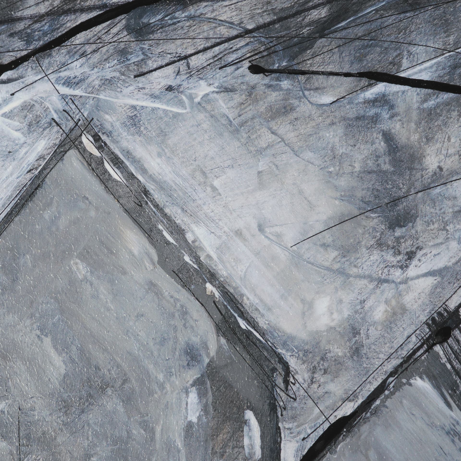 Community 2D by Mercana Studio Hand-Embellished Textured Framed Artwork Matted — product photograph