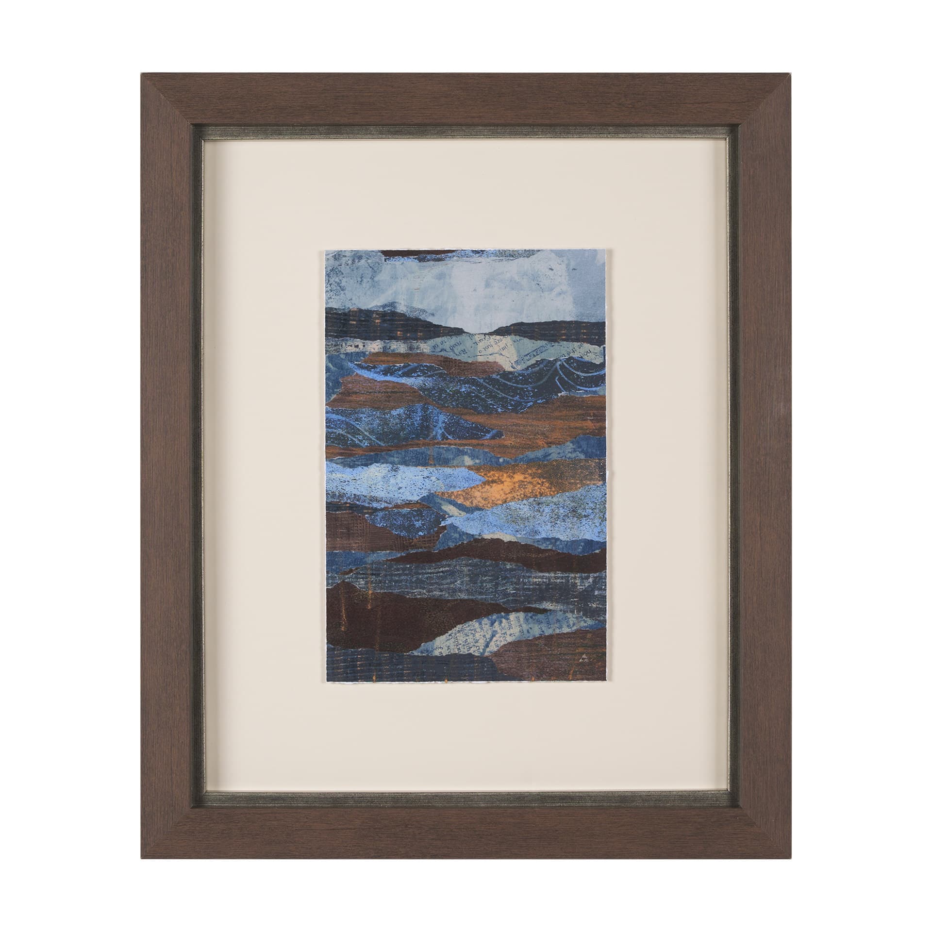 Off In The Distance IV by Mercana Studio a Hand Embellished Framed Art Print Matted under Glass — product photograph