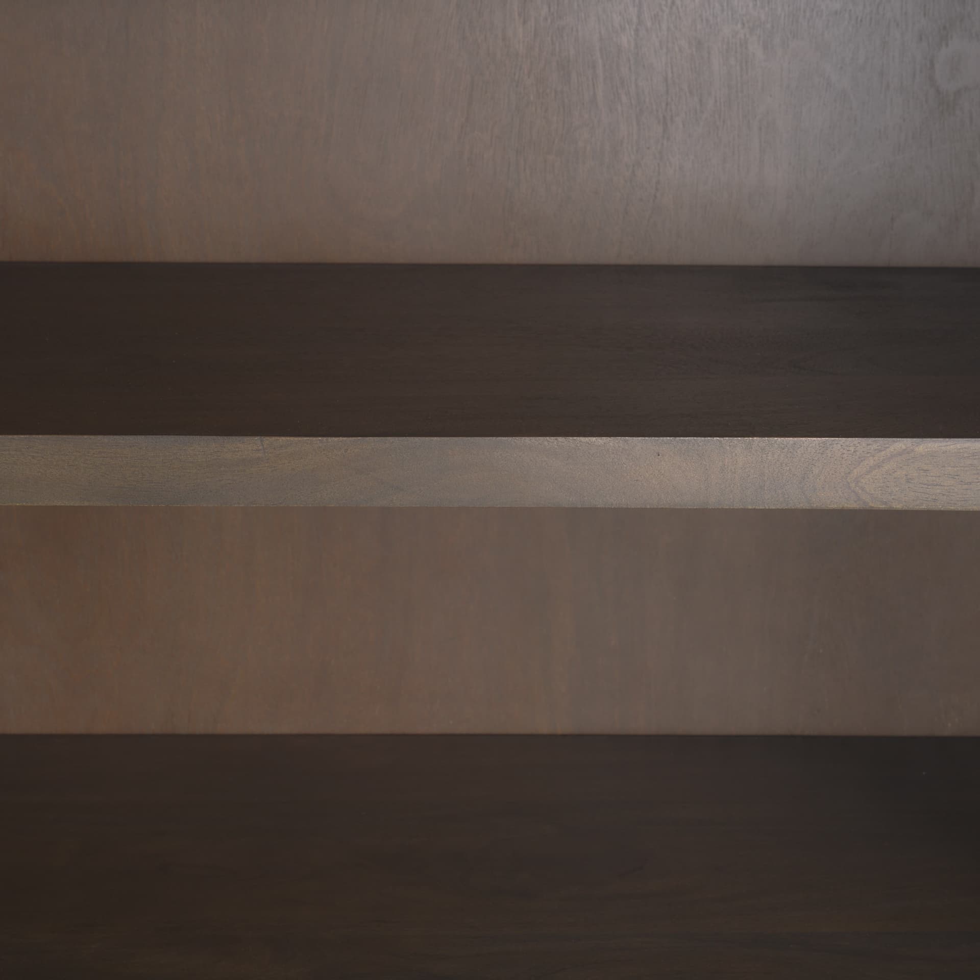 Sloan 42W x 80H Dark Brown Wood W/Black Metal Arched Curio Cabinet — product photograph