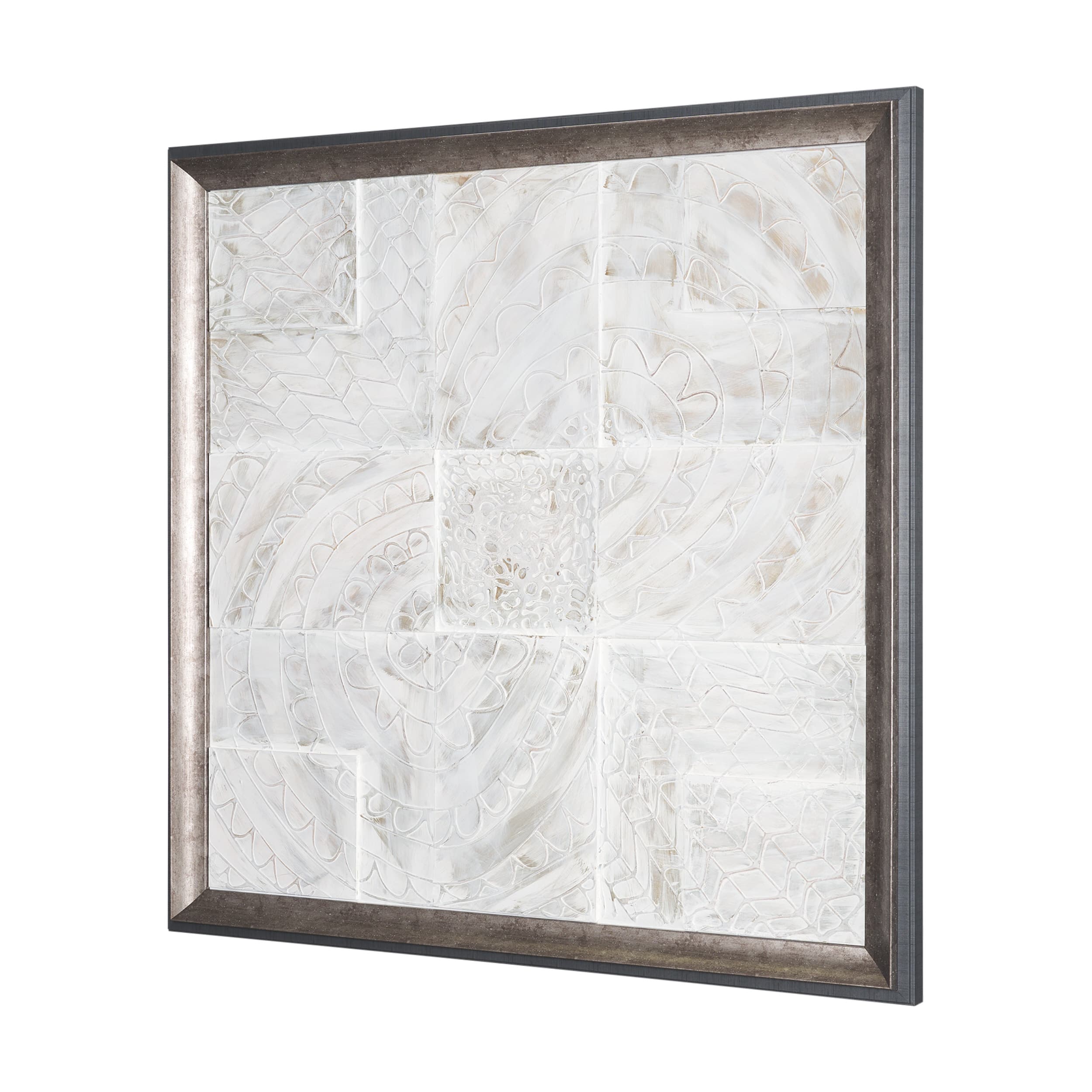 Layered Alloy II by Studio M a handmade Original 3D Textured Framed Artwork — product photograph