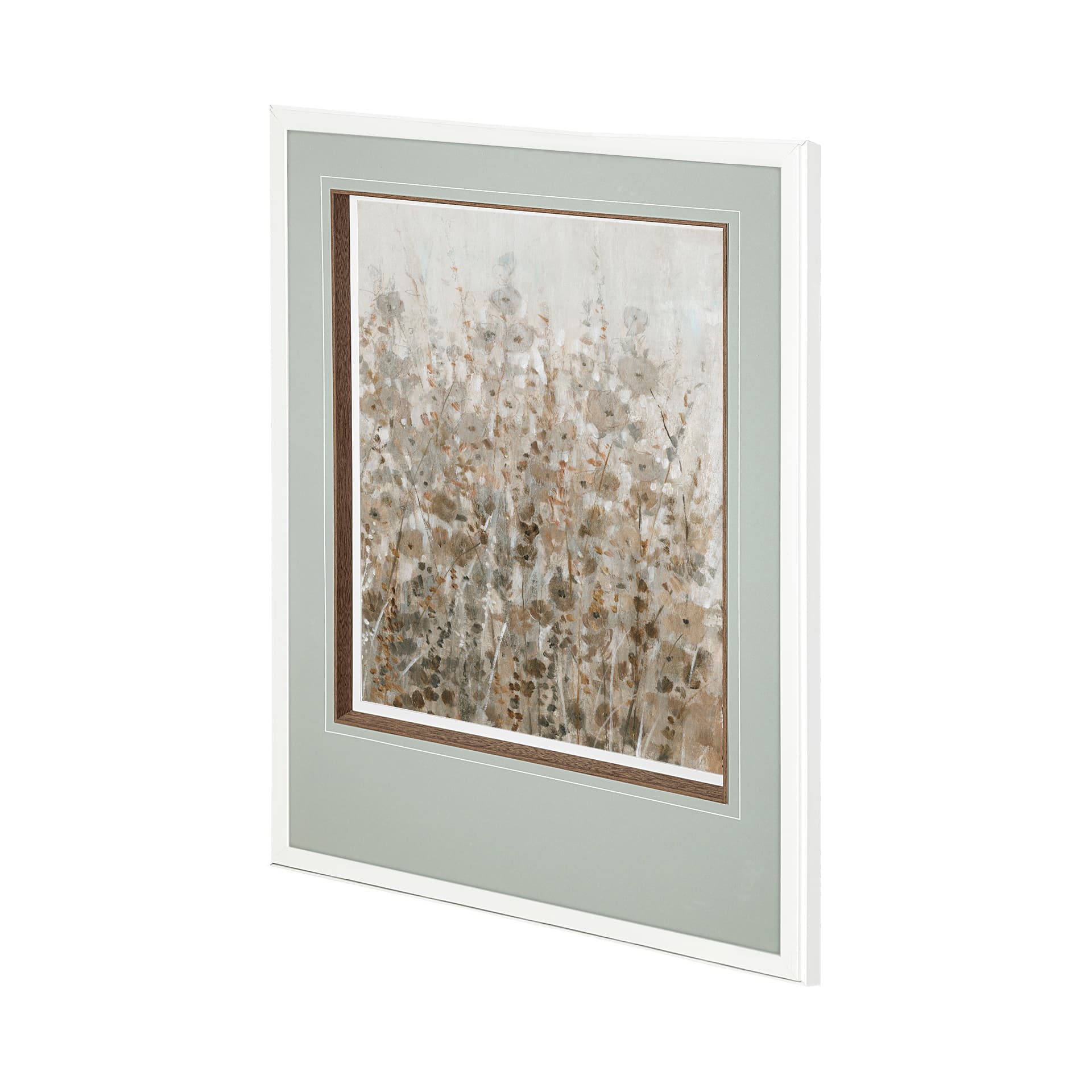 Early Fall Flowers II by Tim OToole a Hand Embellished Textured Framed Art Print Matted under Glass — product photograph