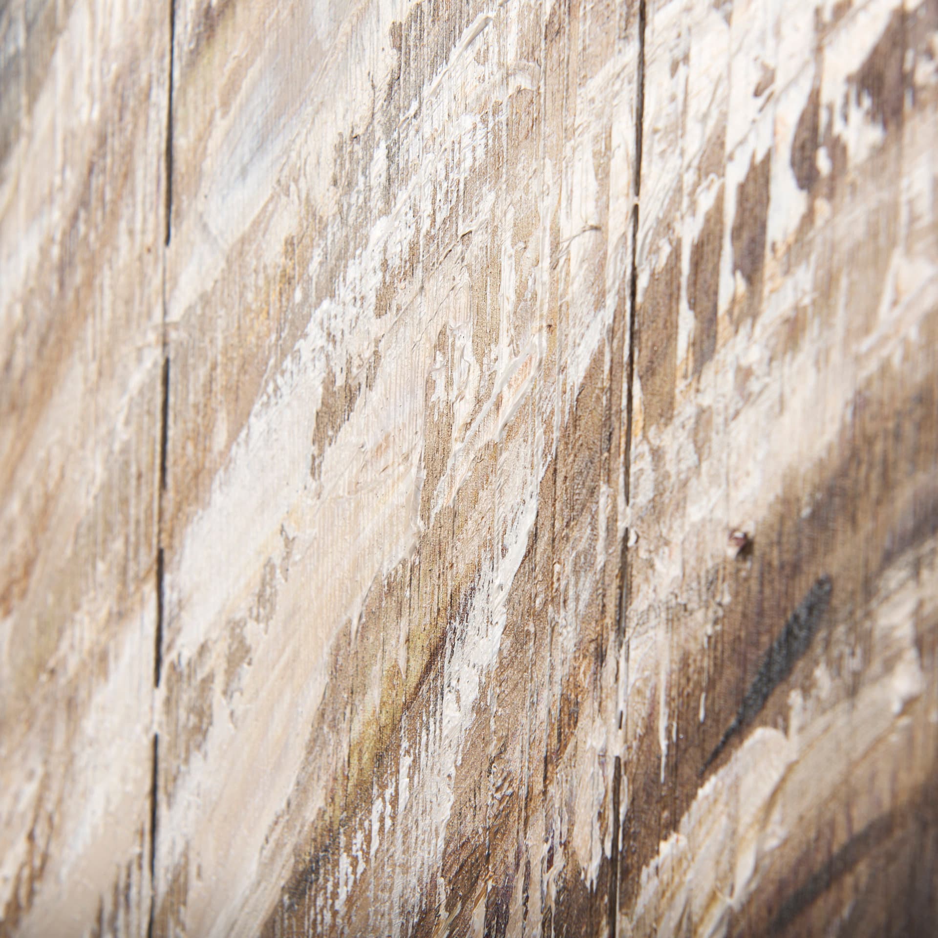 Horse Fringe Painting on Wood — product photograph
