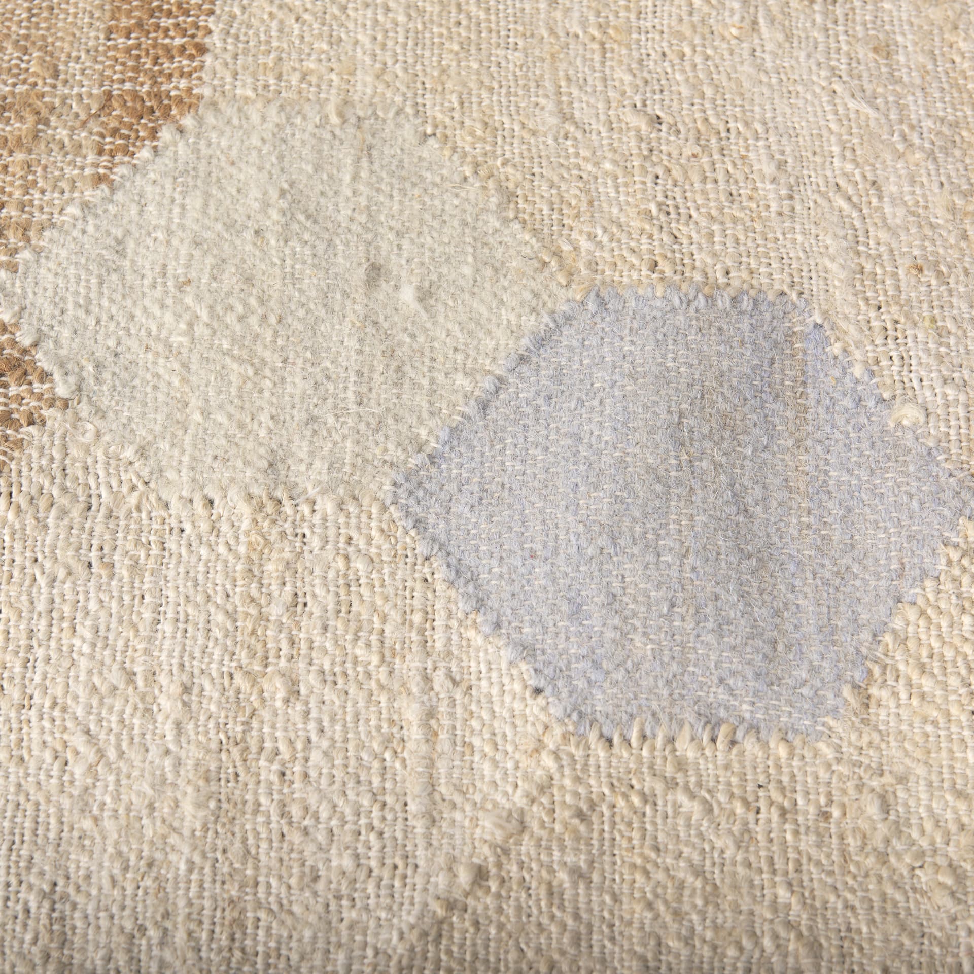 Mayson 5x8 Cream Multi-Colored Honeycomb Pattern Area Rug — product photograph