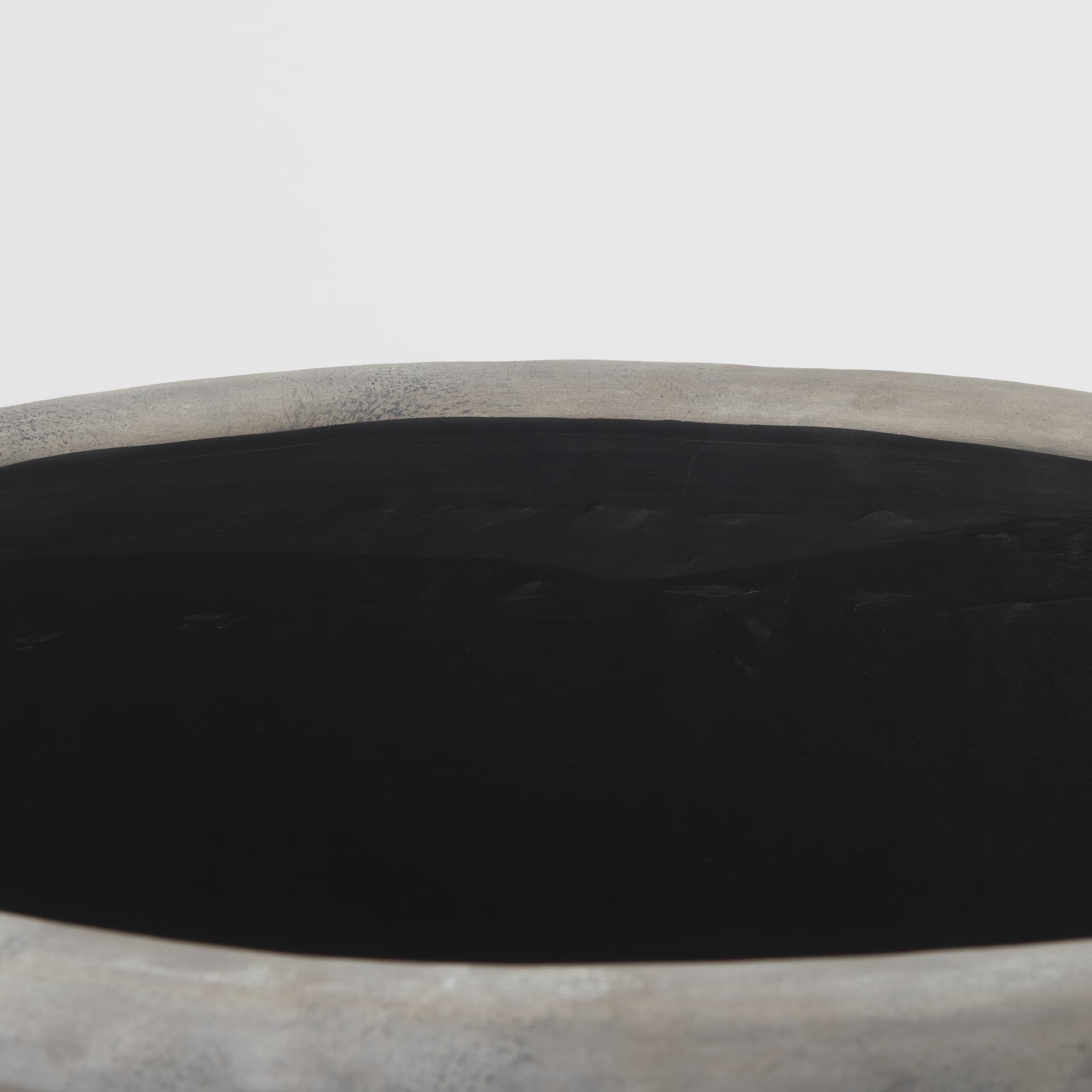 Zuma 27.2L x 18.1W x 24.4H Light Gray Ceramic Floor Vase — product photograph