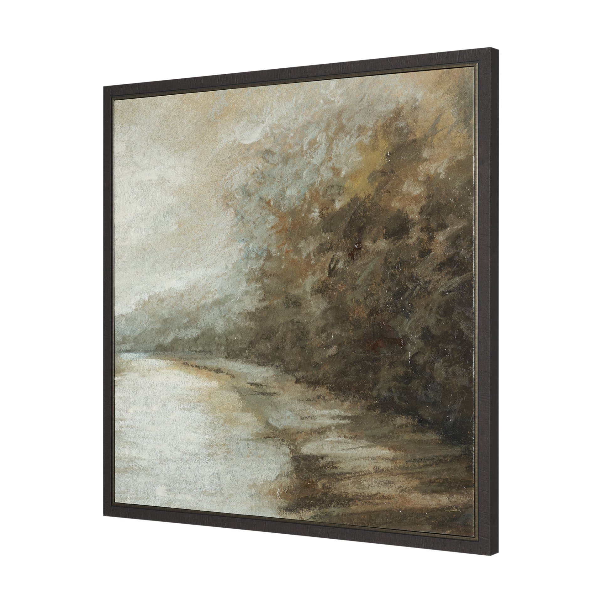 Forest Edge II by Mercana Studio Hand-Embellished Textured Framed Canvas Artwork — product photograph
