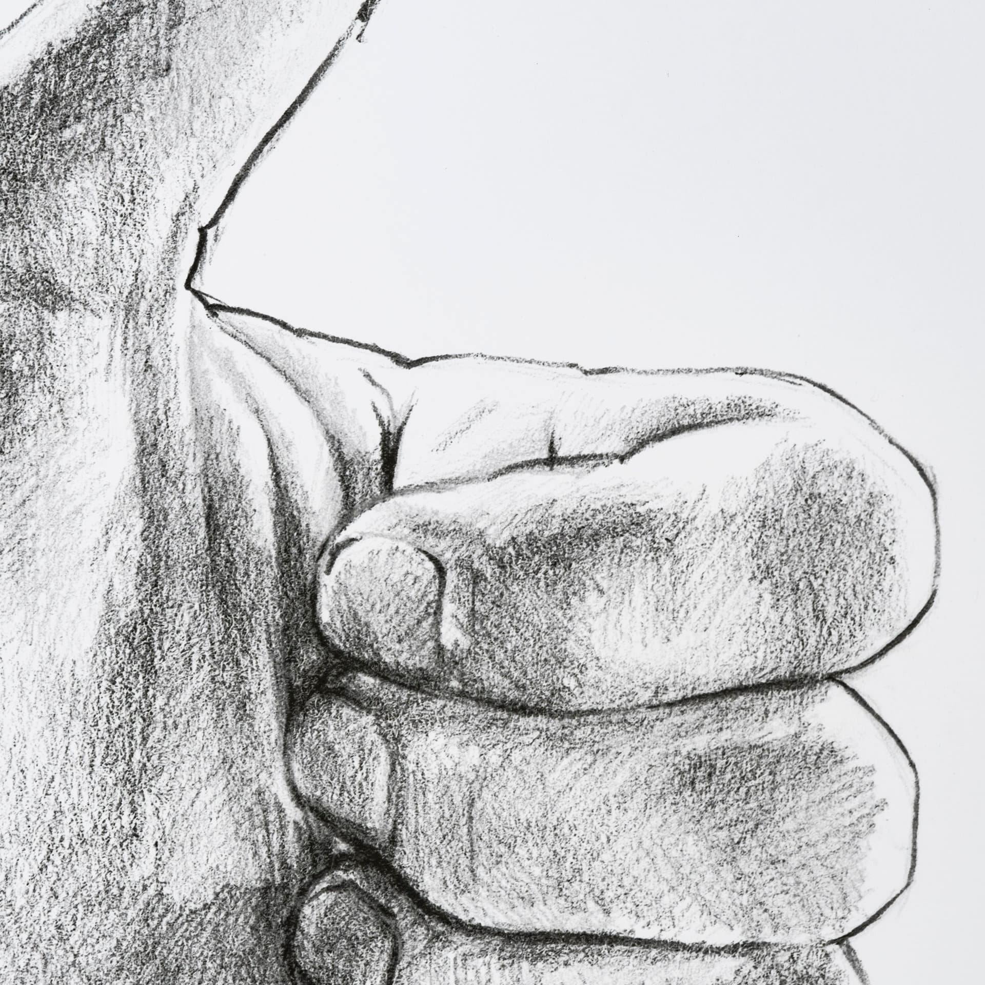 Hand Signs I by Jennifer Paxton Parker a Framed Art Print Matted under Glass — product photograph