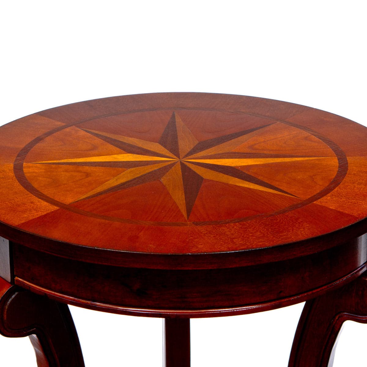 Round Pub Table HF027 Cherry Finish — product photograph