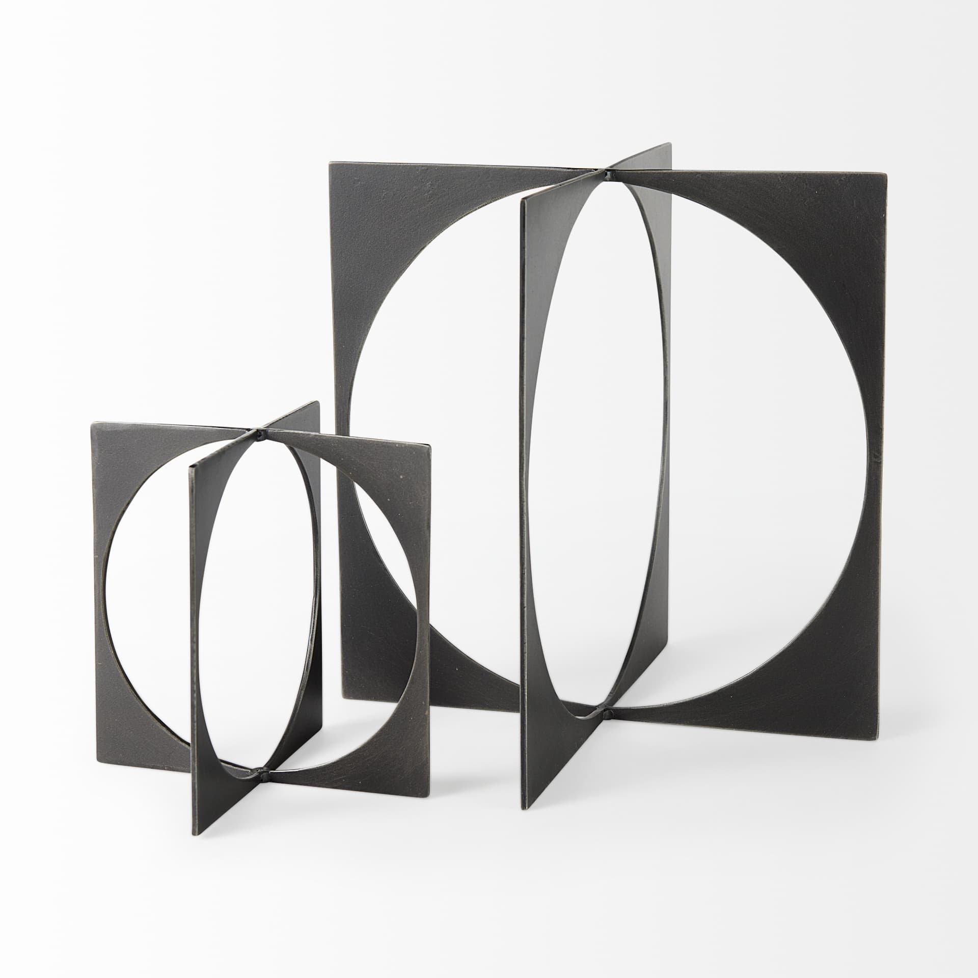 Lima Gunmetal Iron Large Decorative Object — product photograph